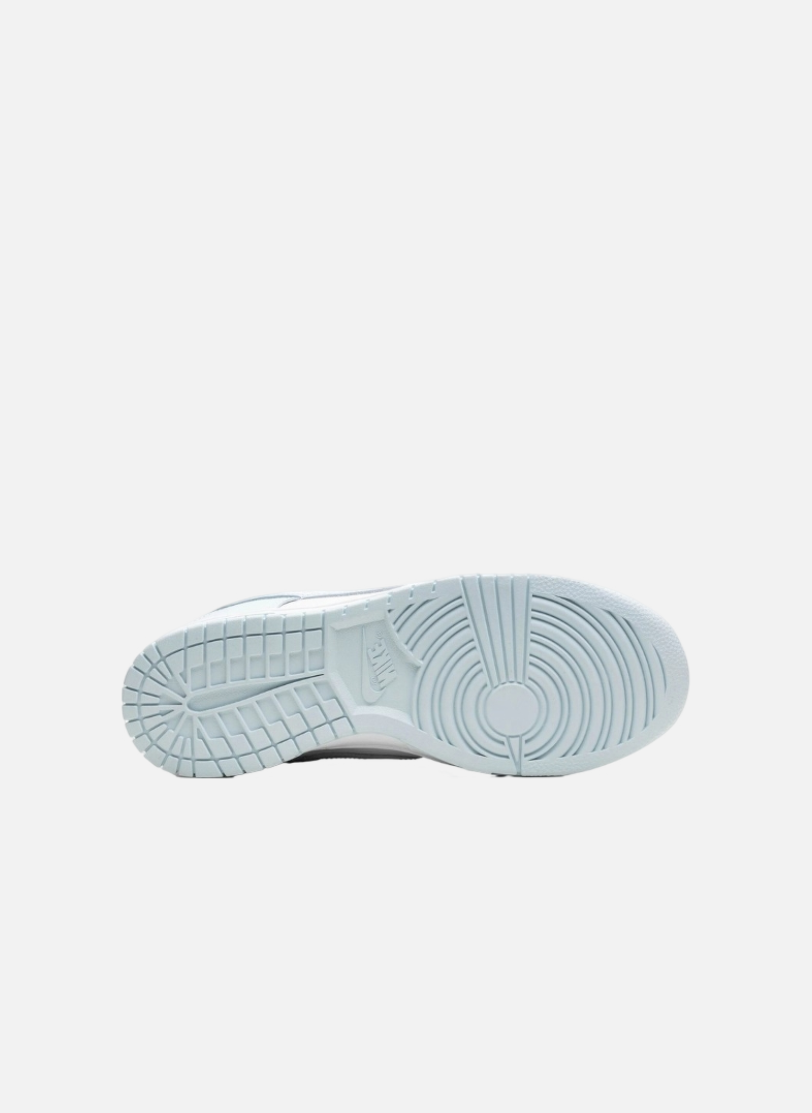 Leather low-top sneakers NIKE Blue