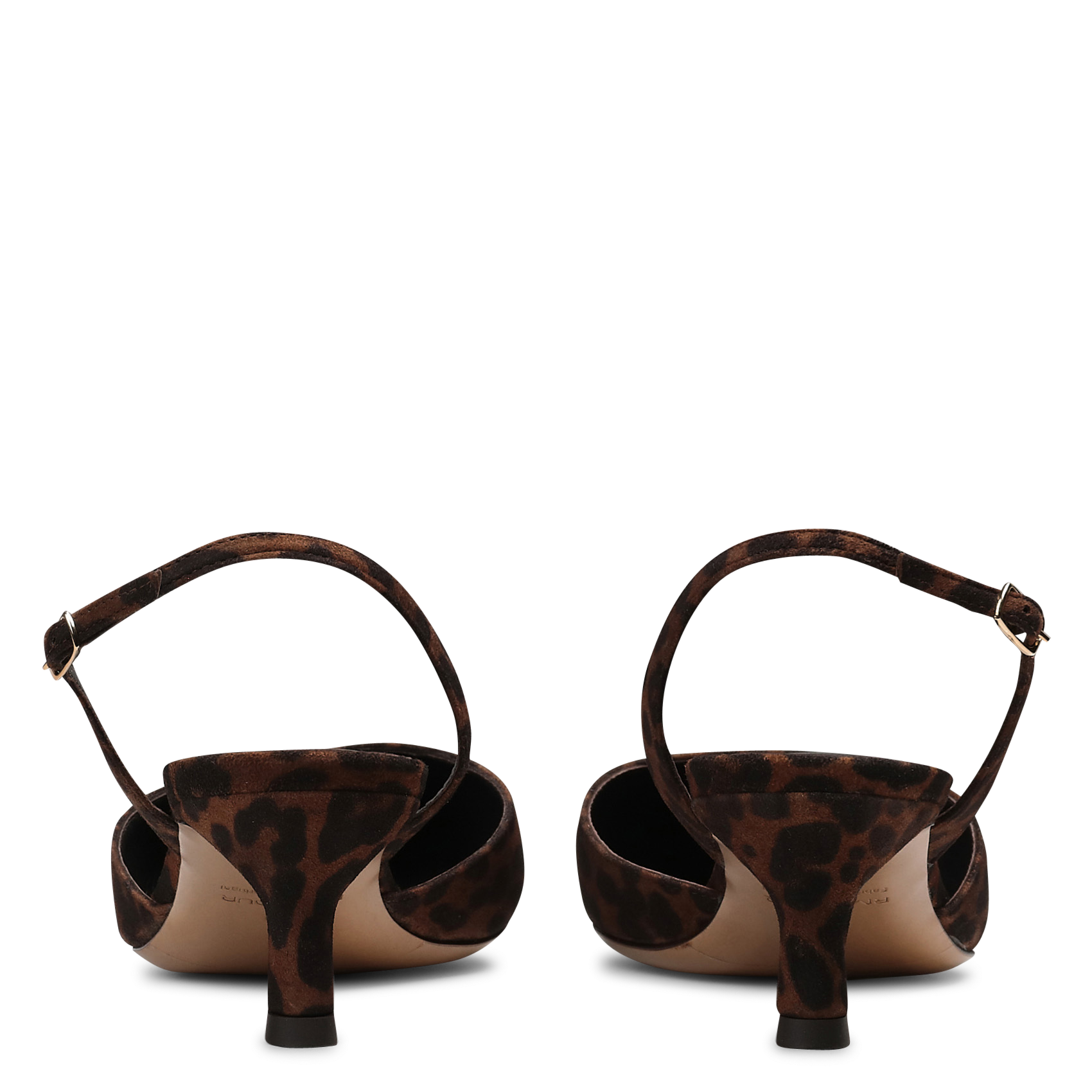 Escarpin en cuir imprimé RIVECOUR Multicolore