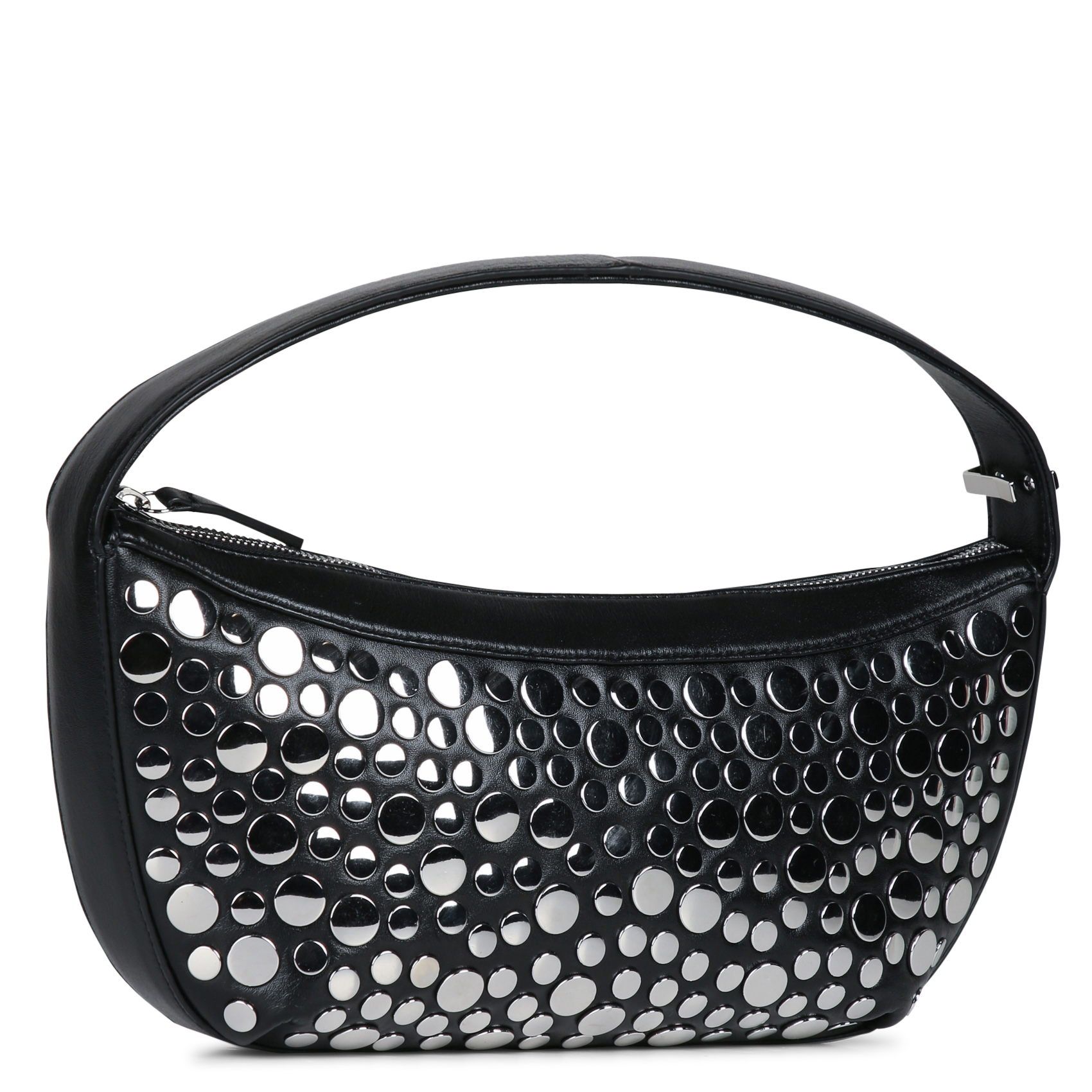 Sac à main en cuir STAUD Noir