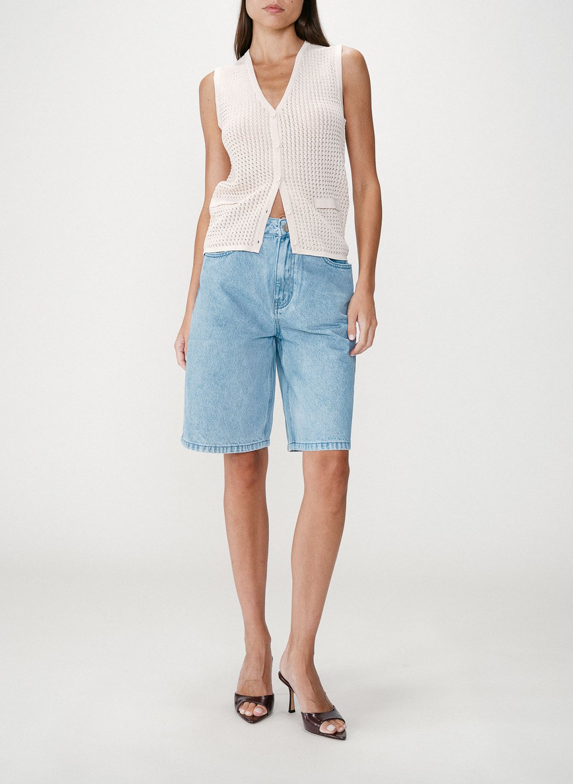 Strickjacke - Schalkragen GRACE ET MILA Beige