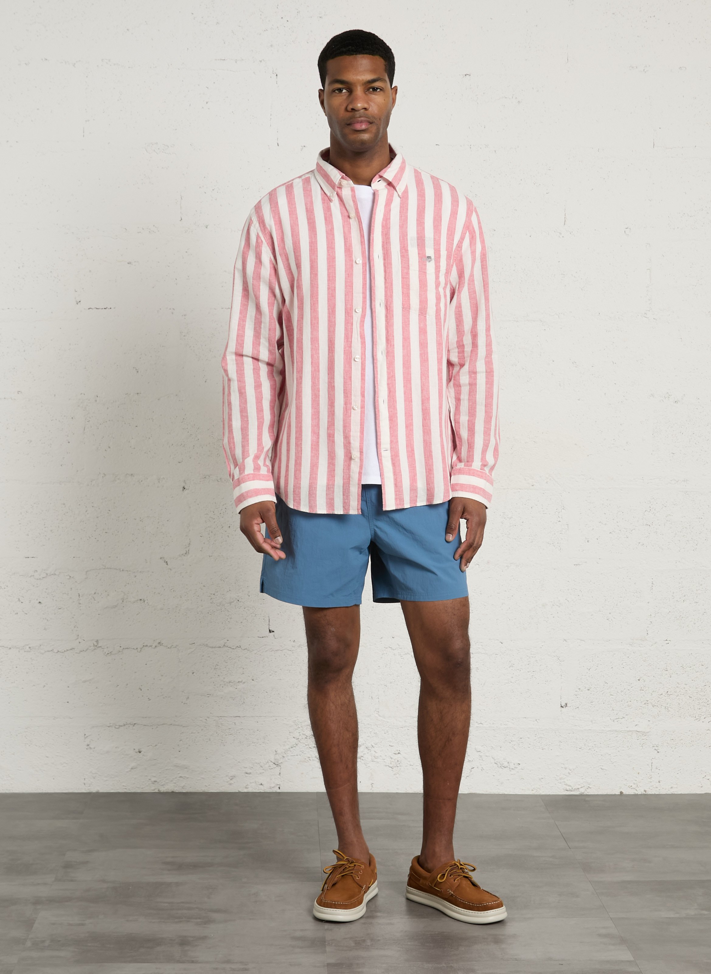 Short de bain en fibres recyclées FARAH Bleu