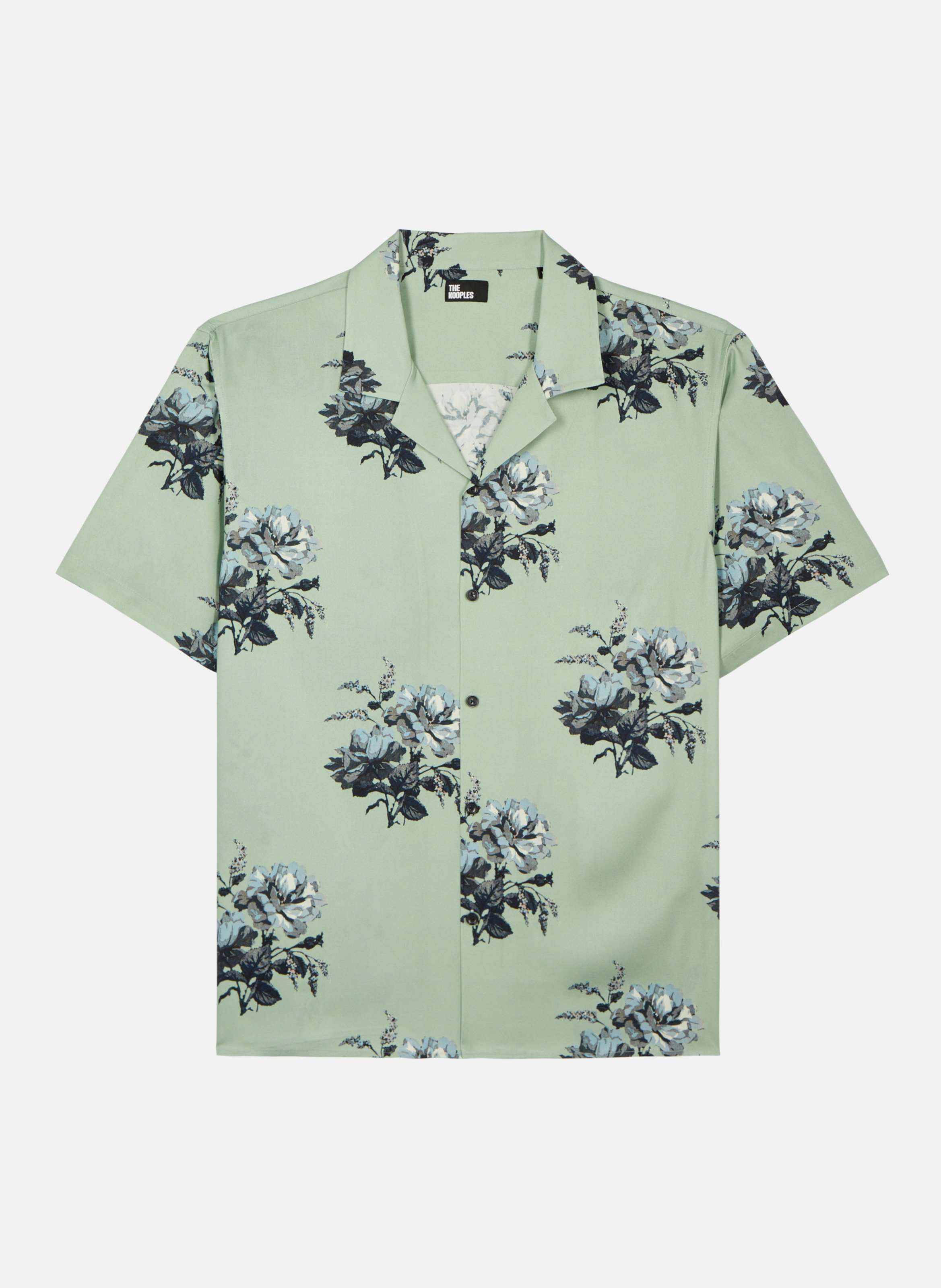 Short-sleeve floral print shirt THE KOOPLES Green