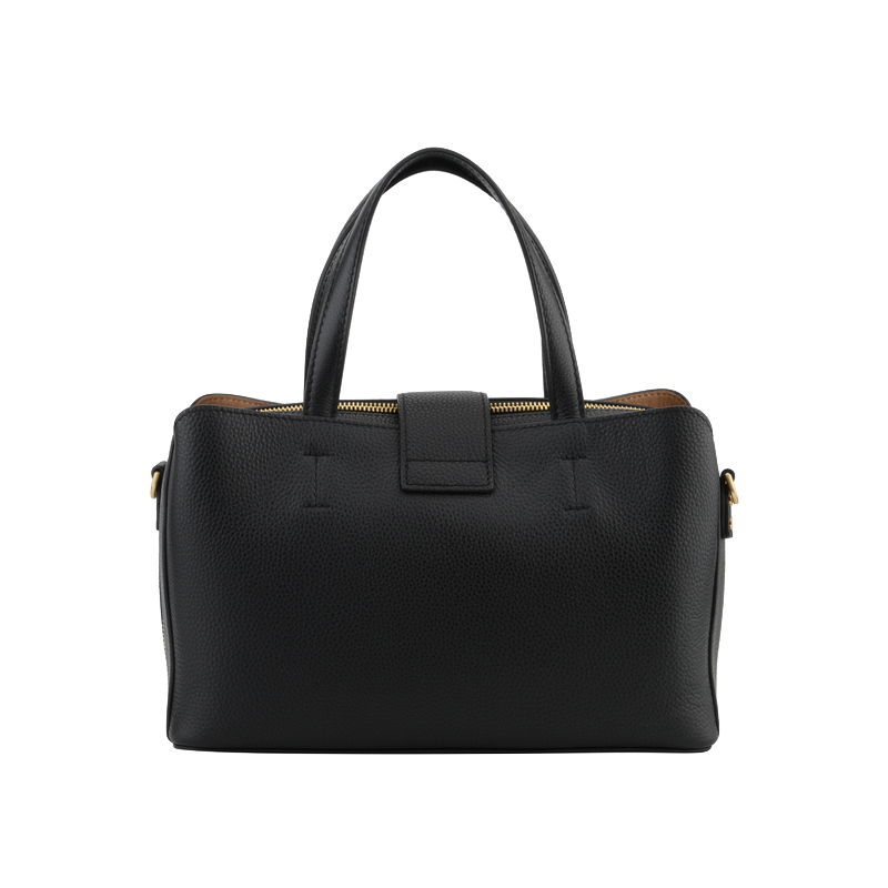 Leather handbag Black