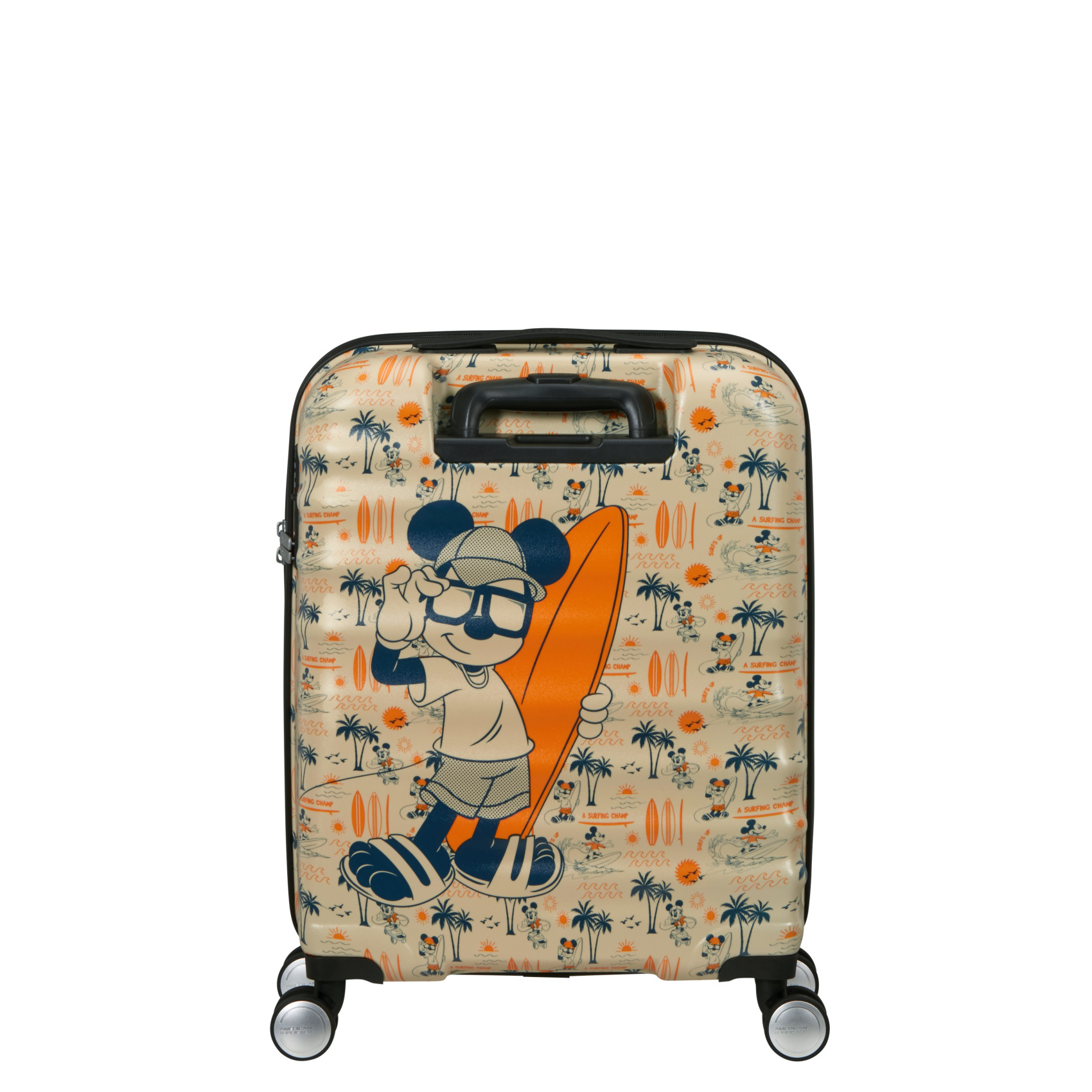 Wavebreaker disney valise 4 roues taille s AMERICAN TOURISTER Jaune