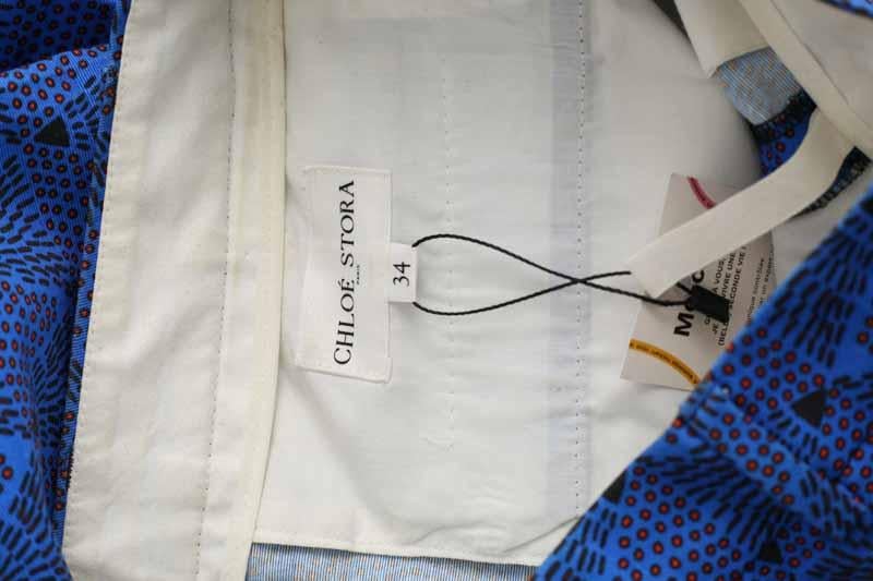 Pantalon droit CHLOE STORA - SECONDE MAIN Bleu