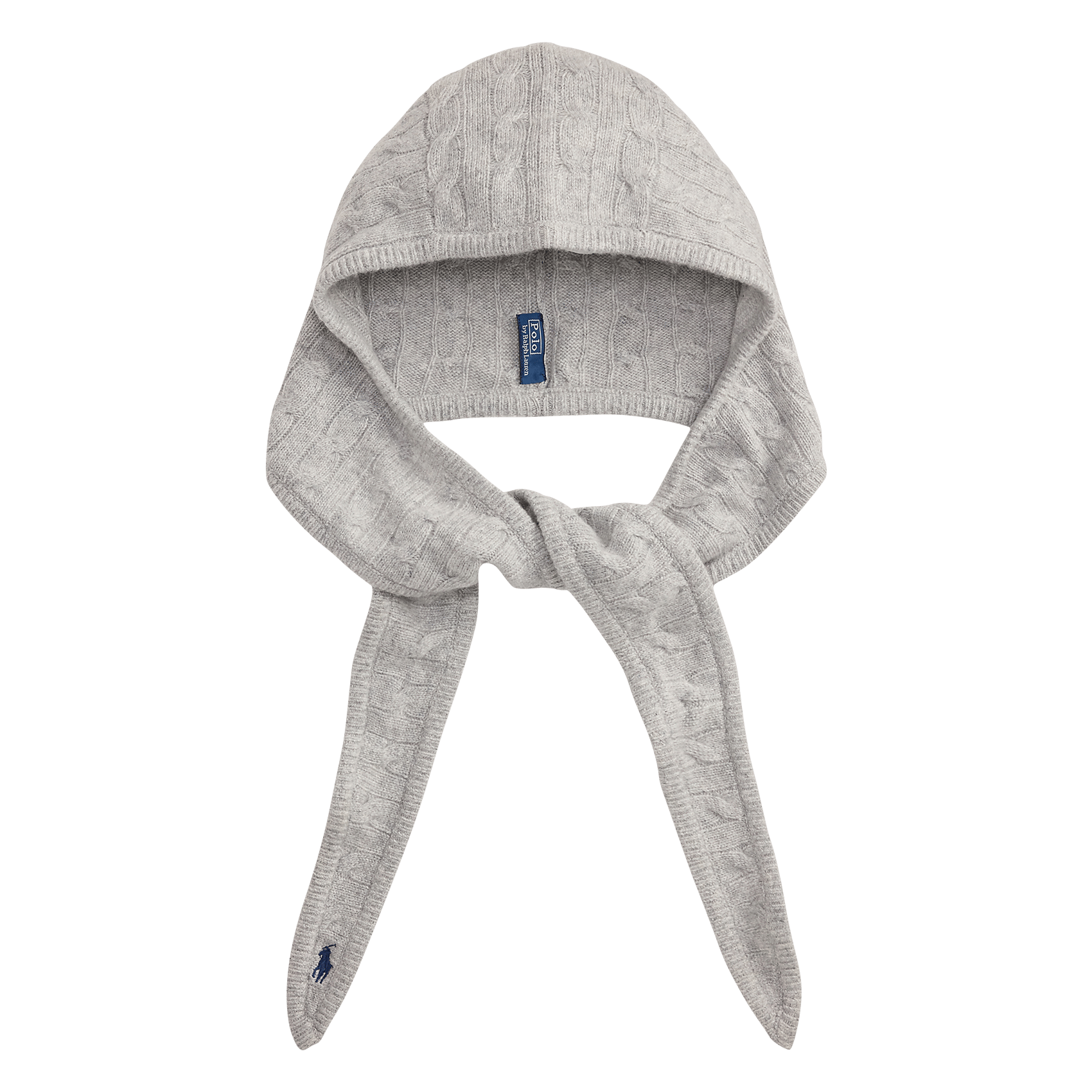 Capuche en maille torsadée de laine et cachemire POLO RALPH LAUREN