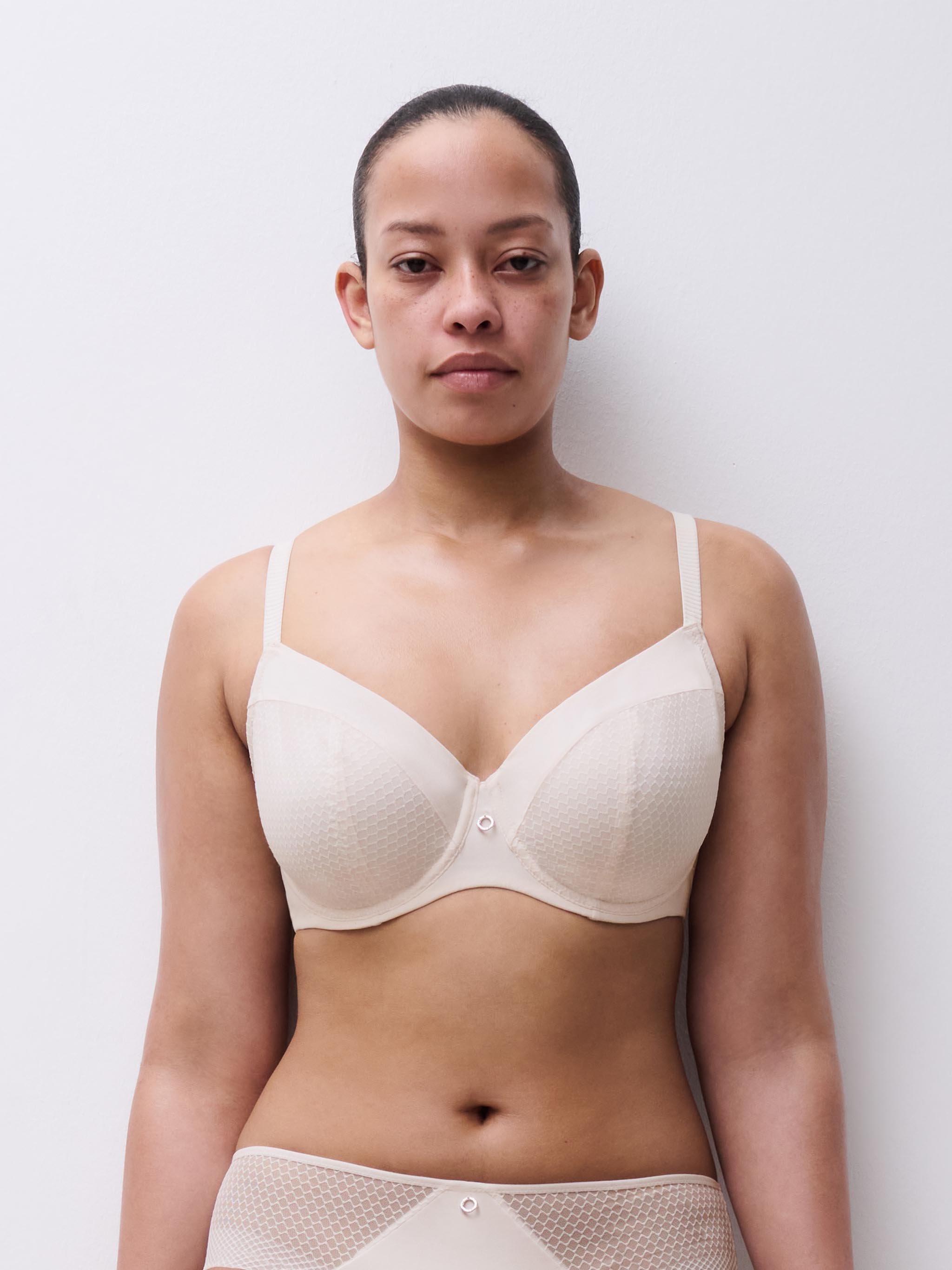 Full-cup bra CHANTELLE White
