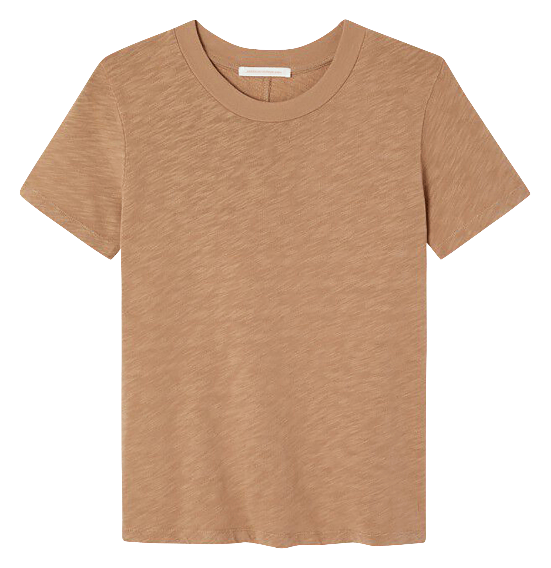 Gerade geschnittenes Rundhals-T-Shirt aus Baumwolle AMERICAN VINTAGE