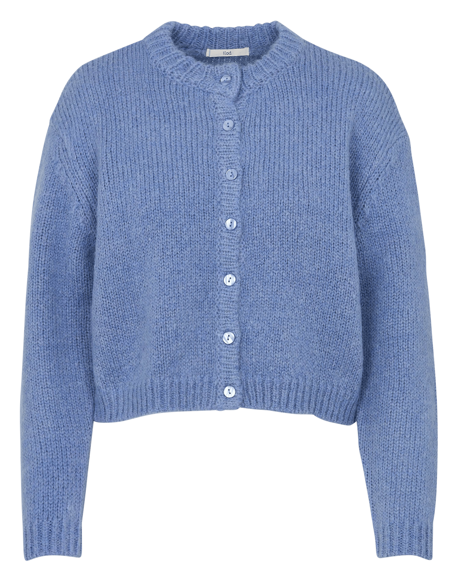 Gilet droit à col rond  HOD PARIS Bleu