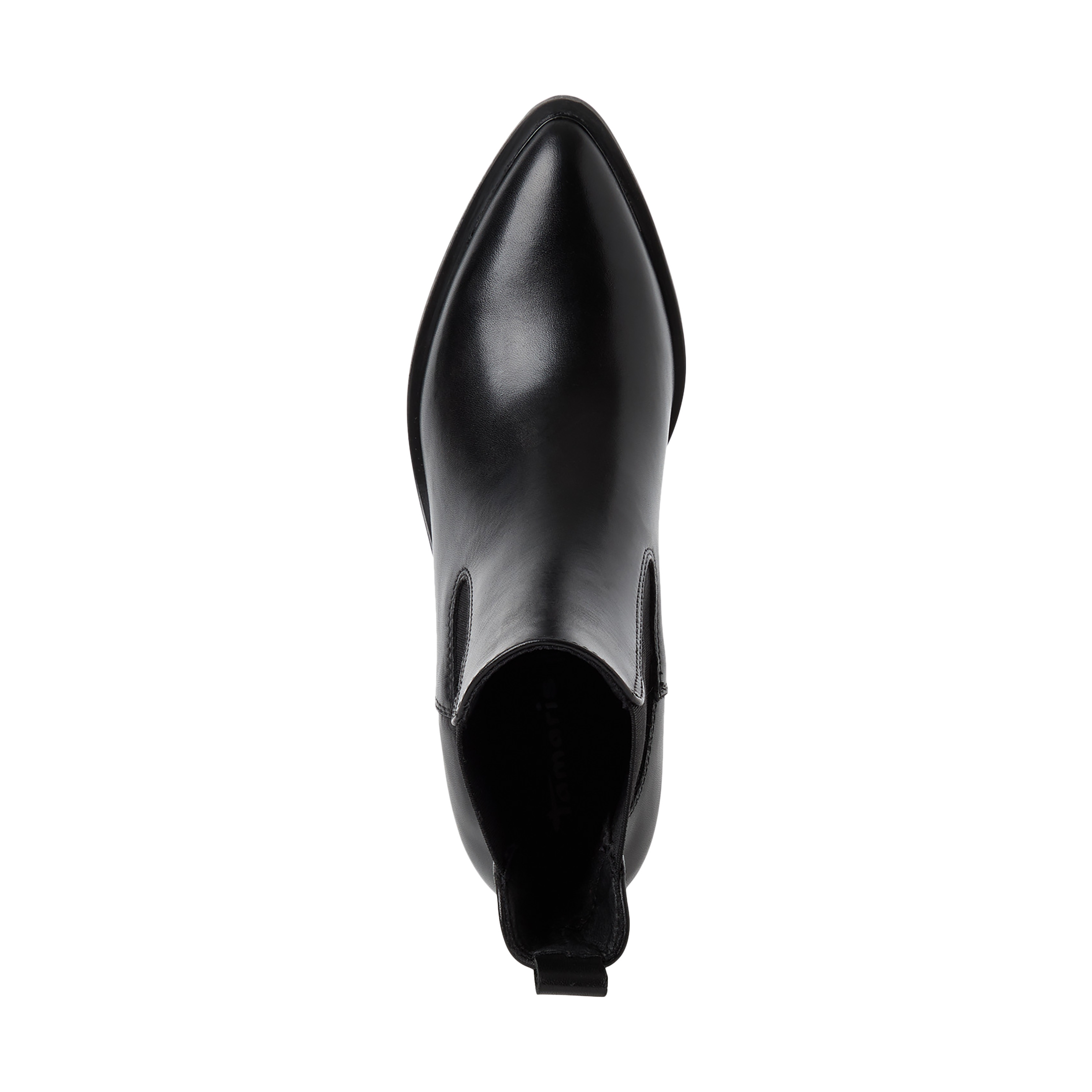 Leather ankle boot TAMARIS Black