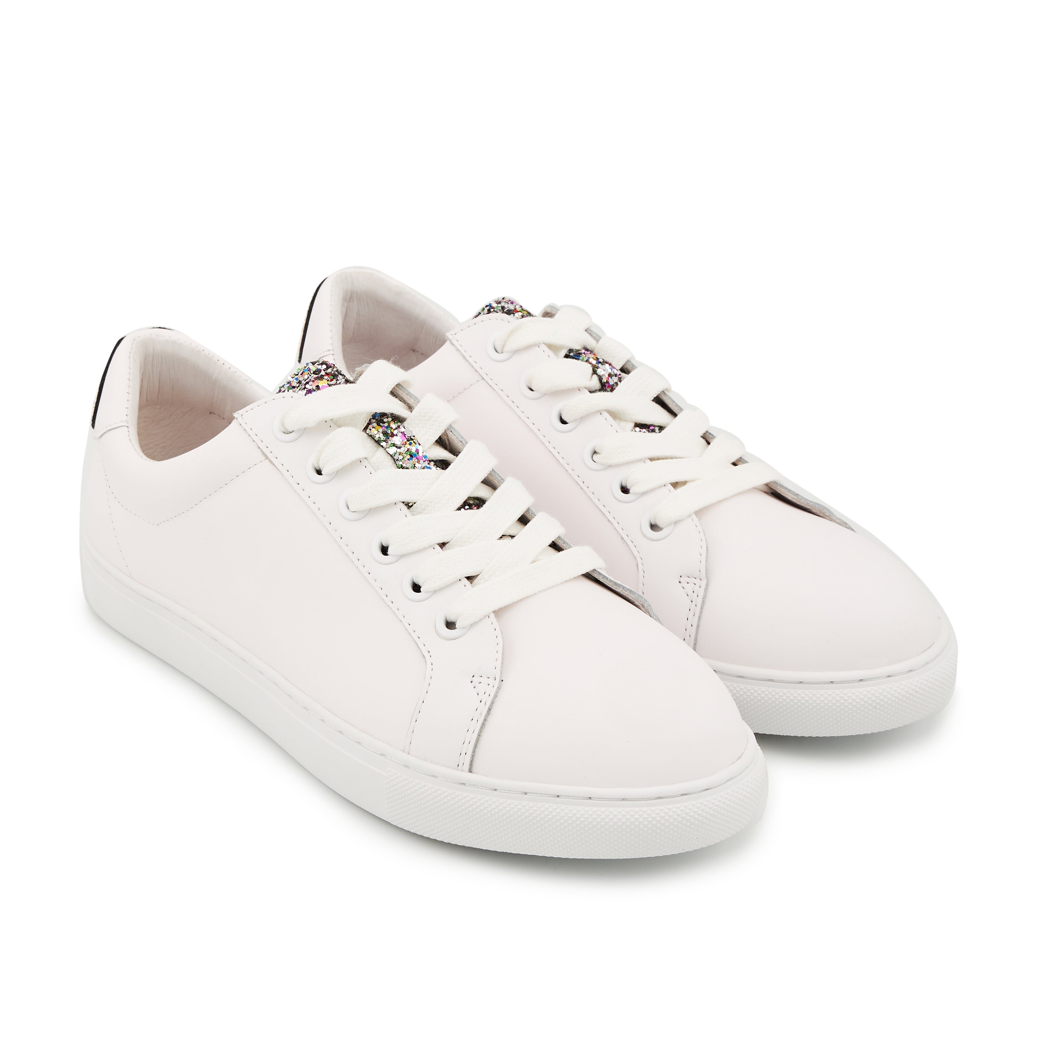Leather sneakers BONS BAISERS PARIS White