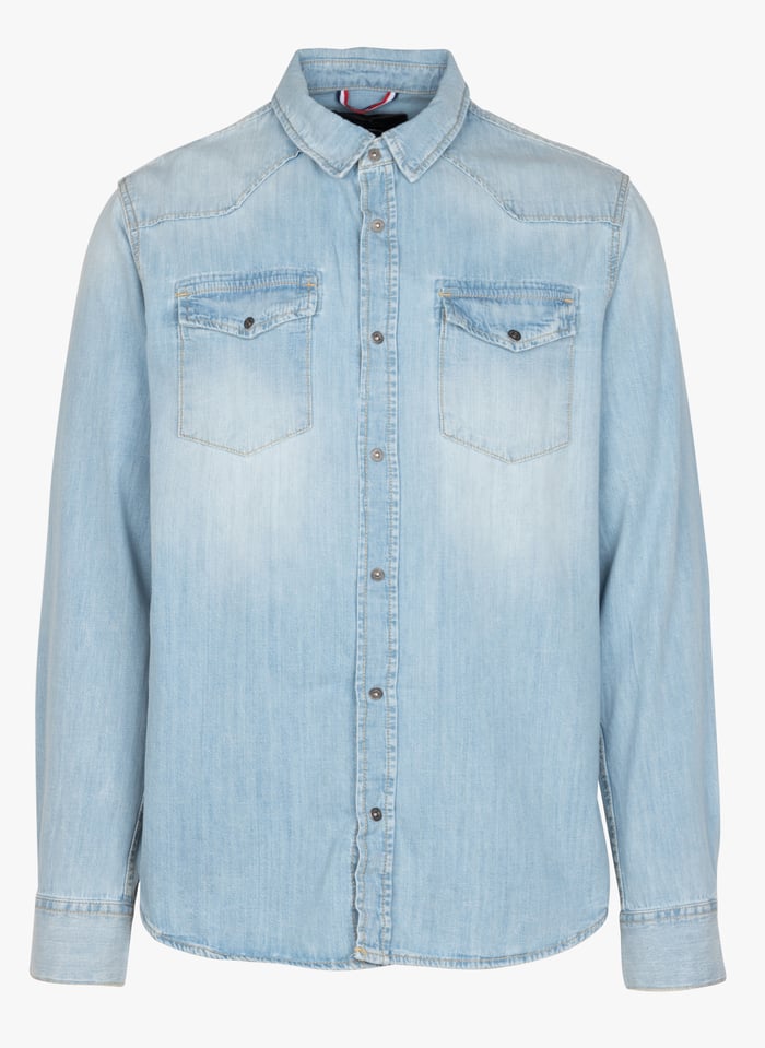 Chemise en jean 2025 le temps des cerises