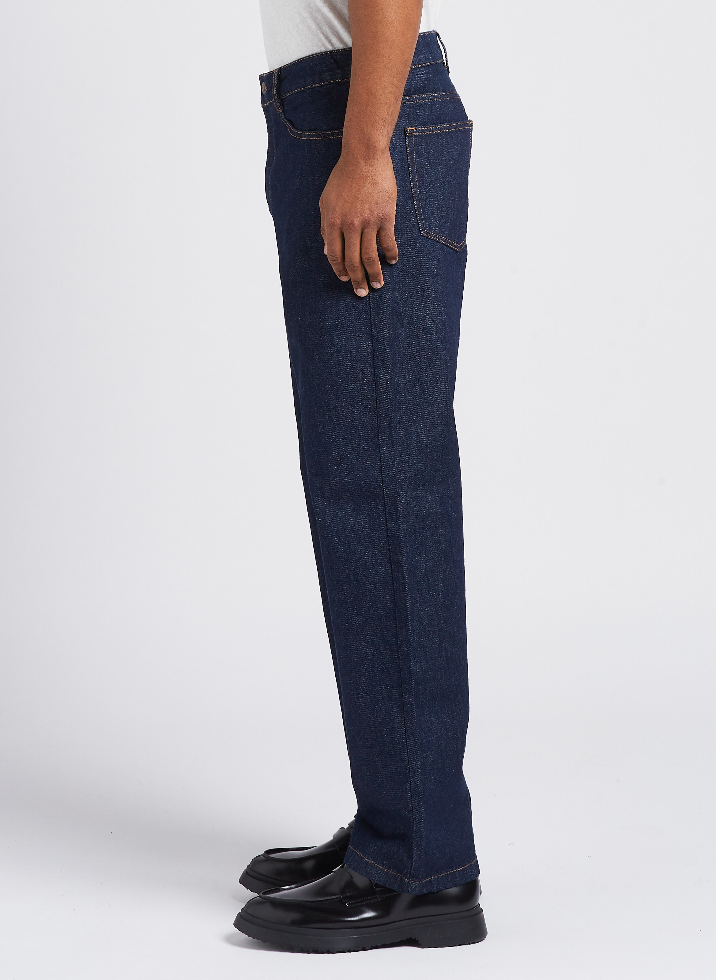 Straight-leg stretch cotton jeans SAISON 1865 Blue
