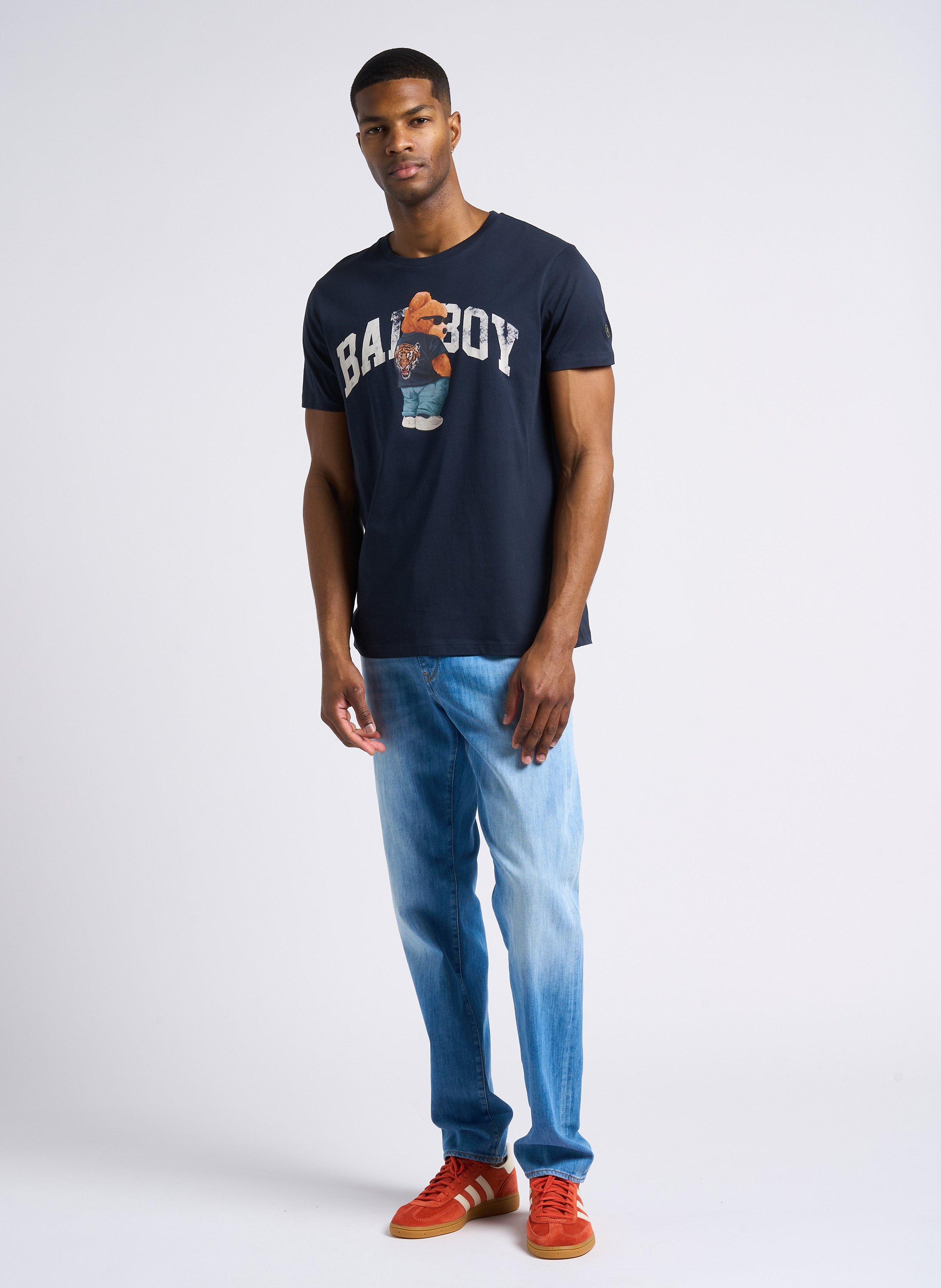 HANDBALL SPEZIAL - Baskets basses en cuir ADIDAS Rouge