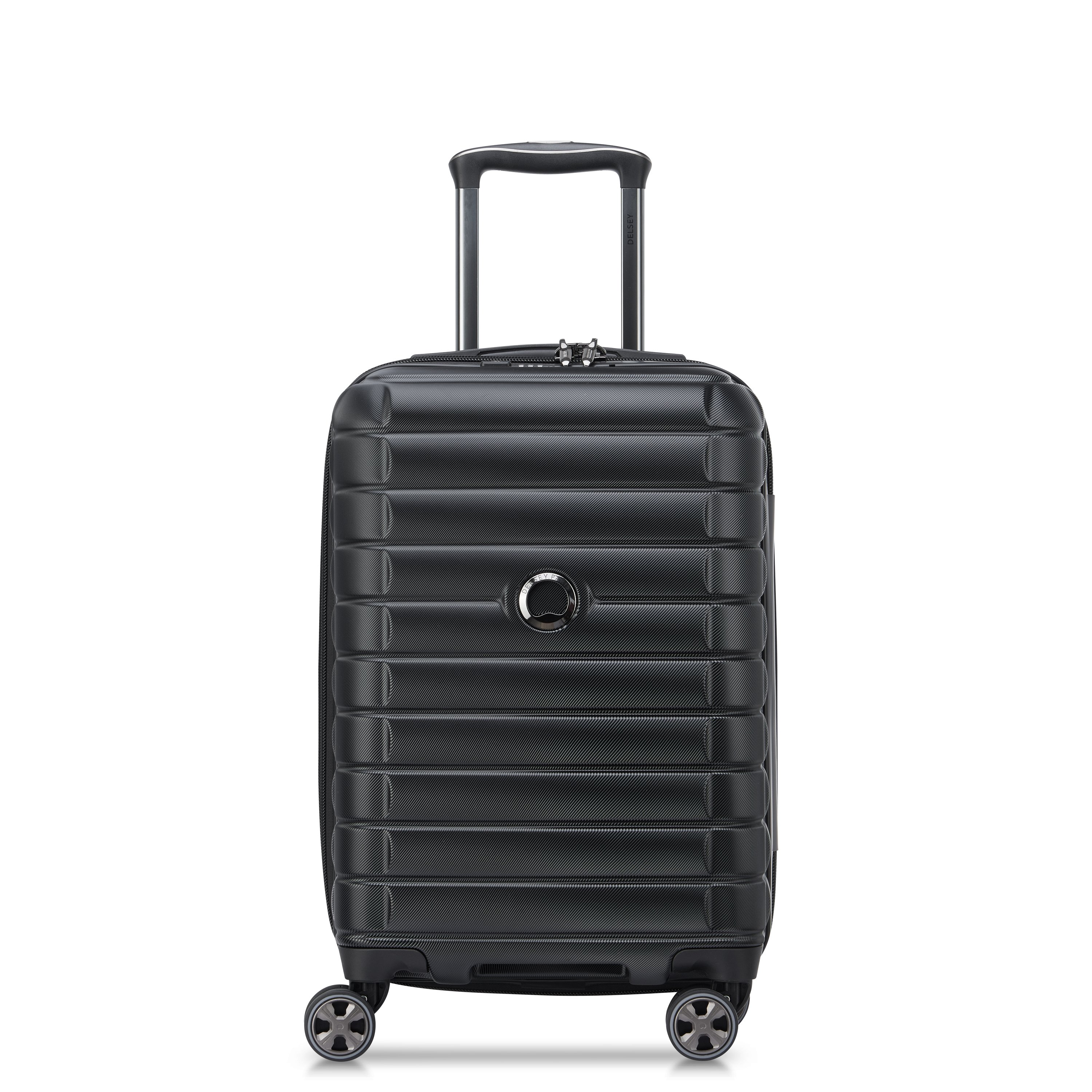 Rigid cabin suitcase Black