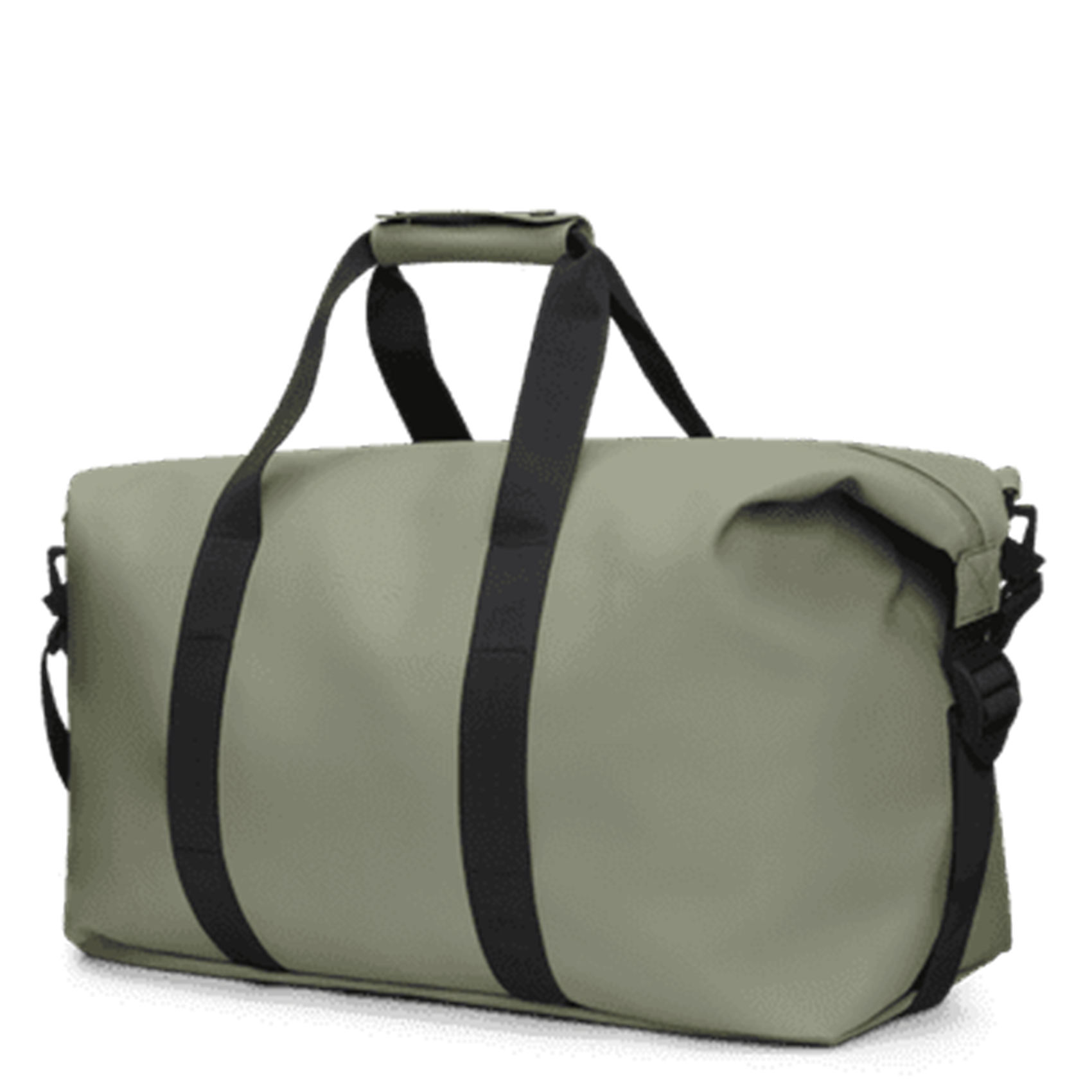 Faux-leather weekend bag RAINS Green