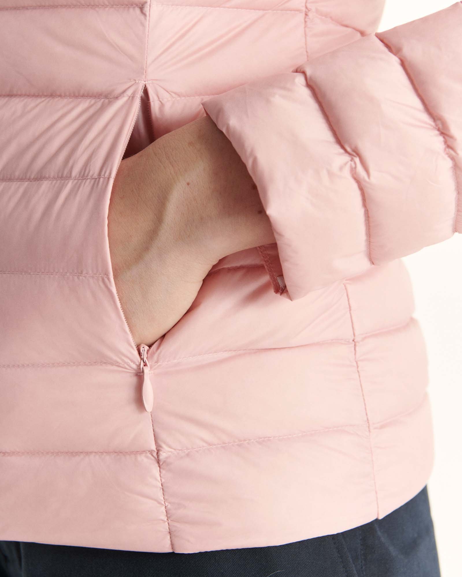 Lightweight hooded puffer jacket Cloe JOTT Pink