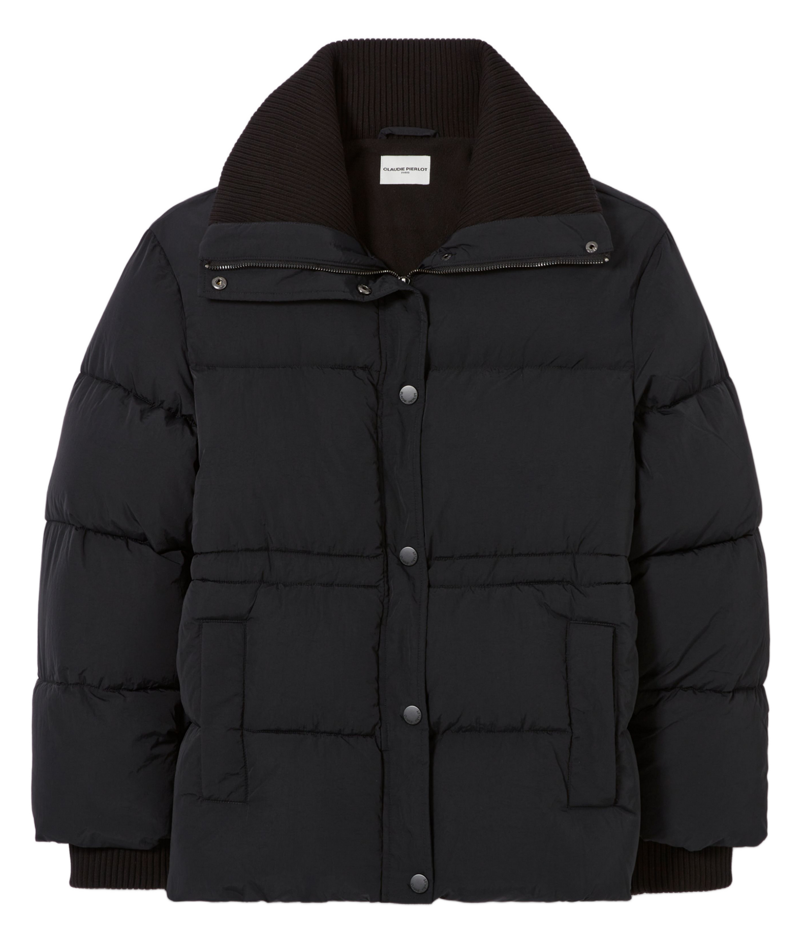 Doudoune oversize col montant CLAUDIE PIERLOT Noir