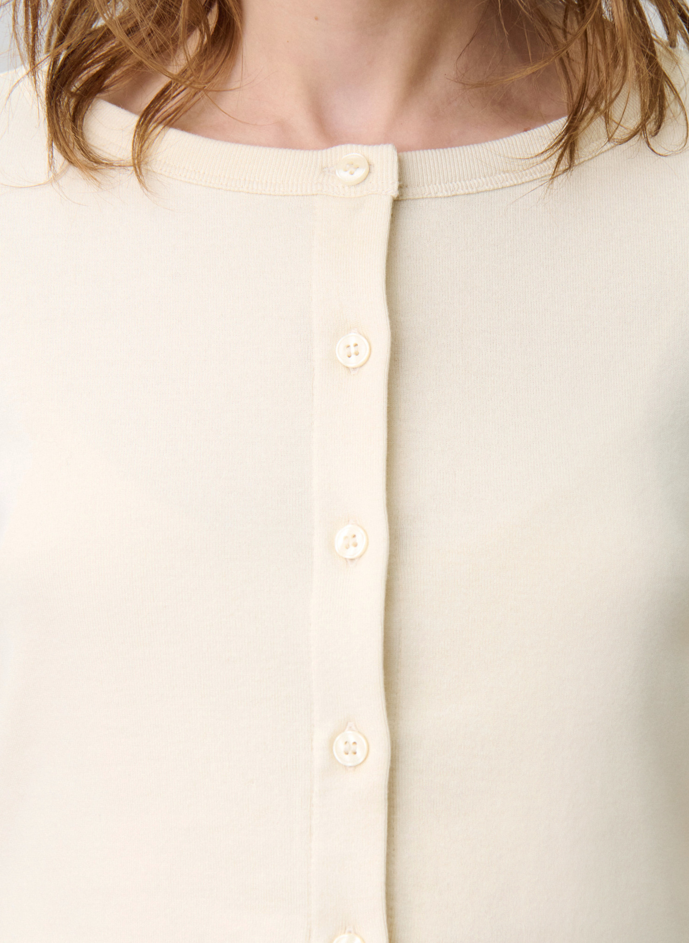 Set tee-shirt et cardigan en coton CLAUDIE PIERLOT Beige