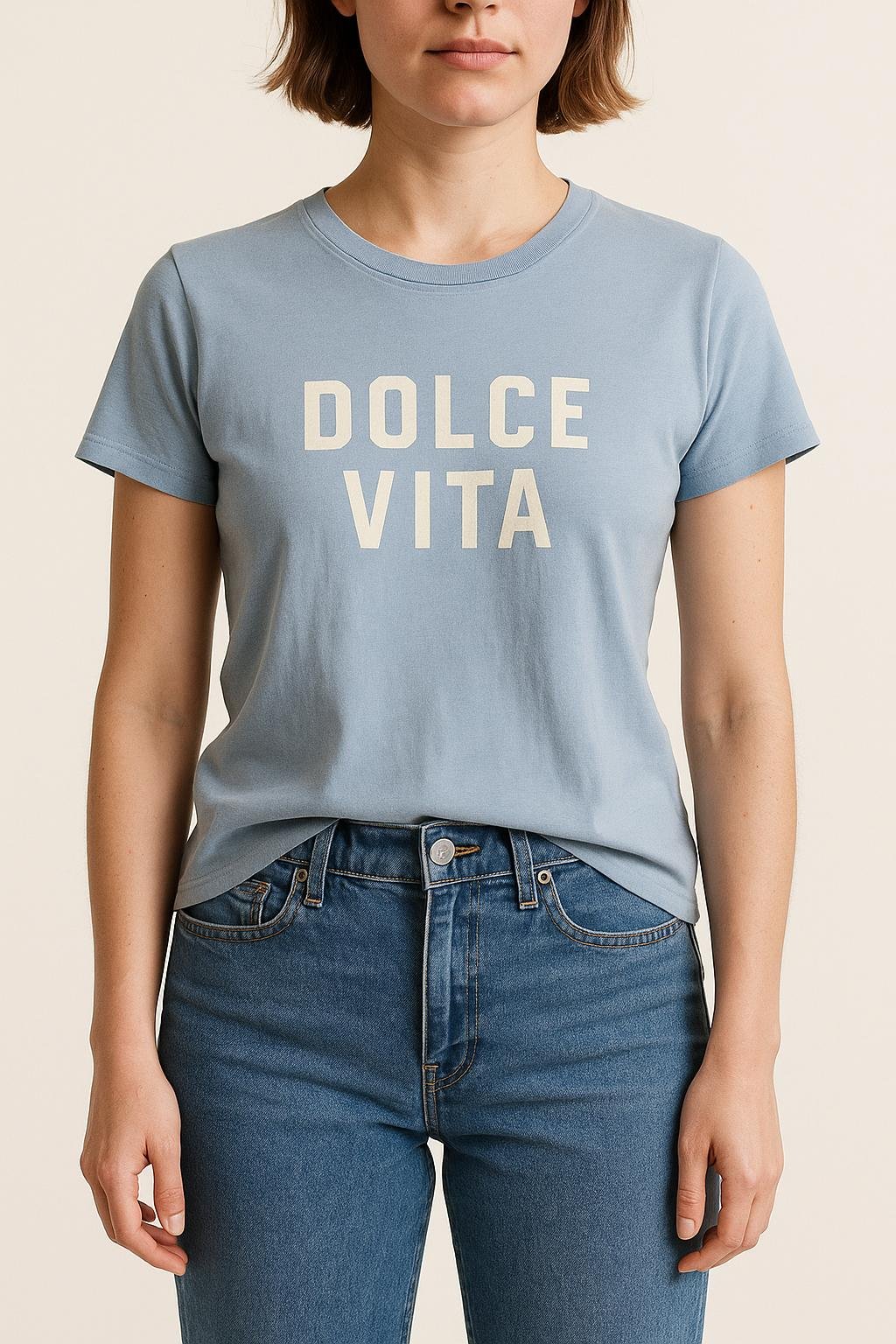 Tommy Badge T-shirt SEZANE - Seconde main Blue