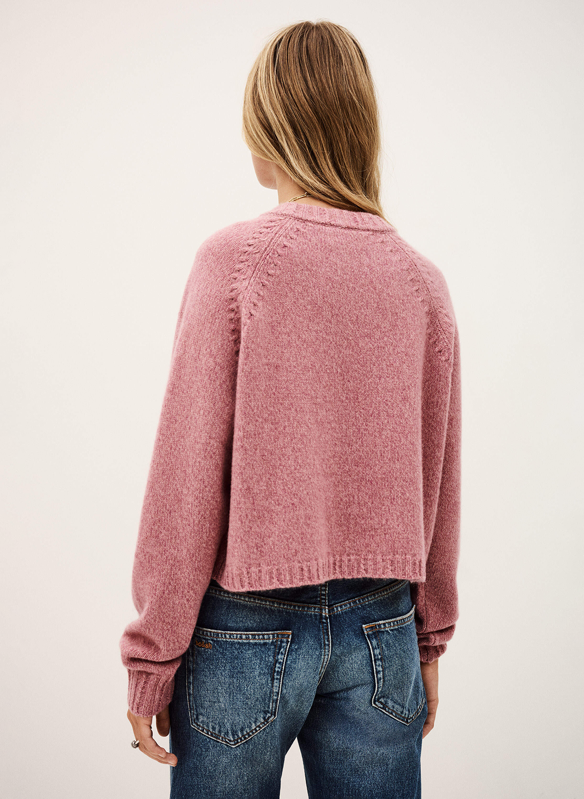 Pull col rond en cachemire  BA&SH Rose