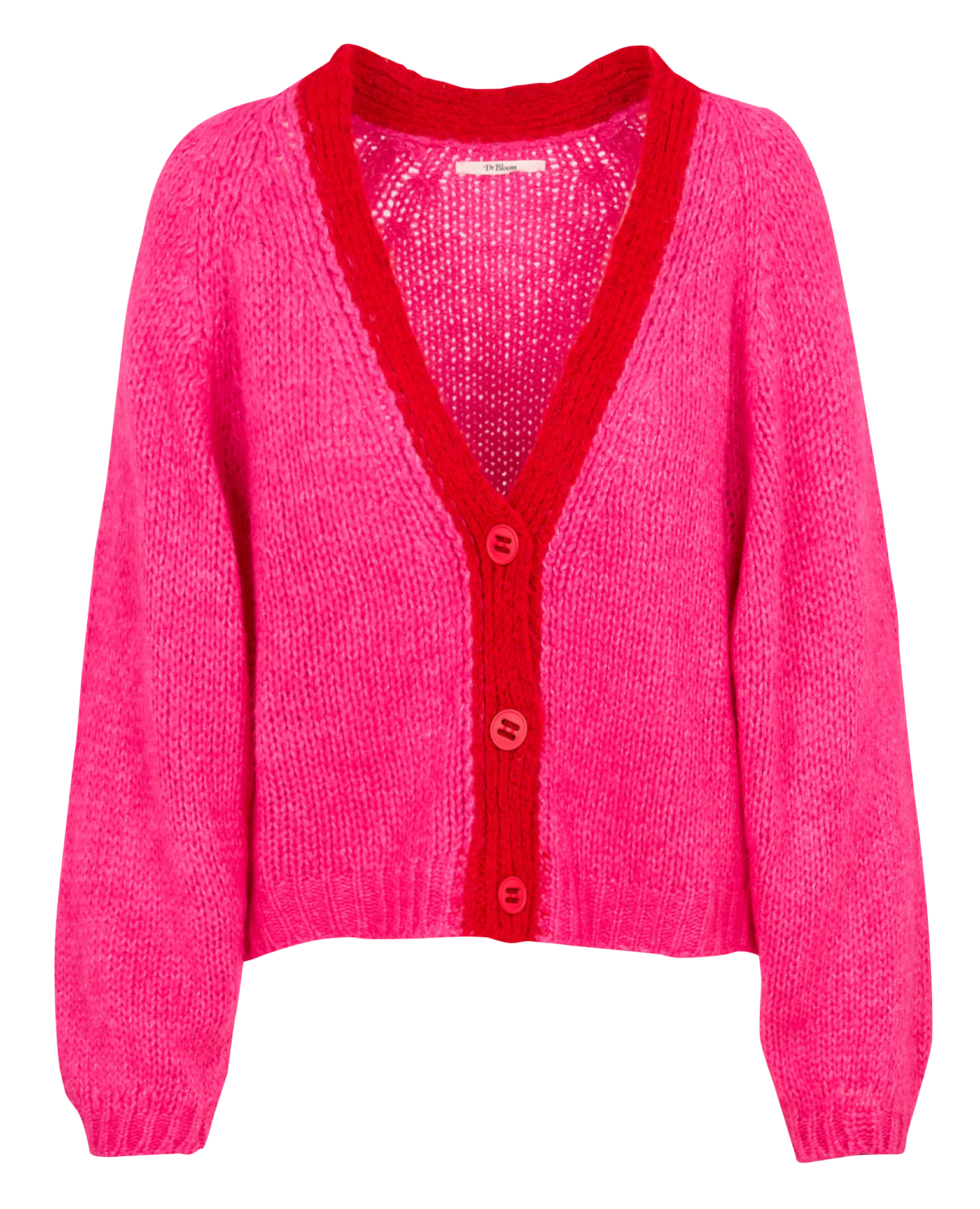 Gilet oversize col V DR BLOOM Rose