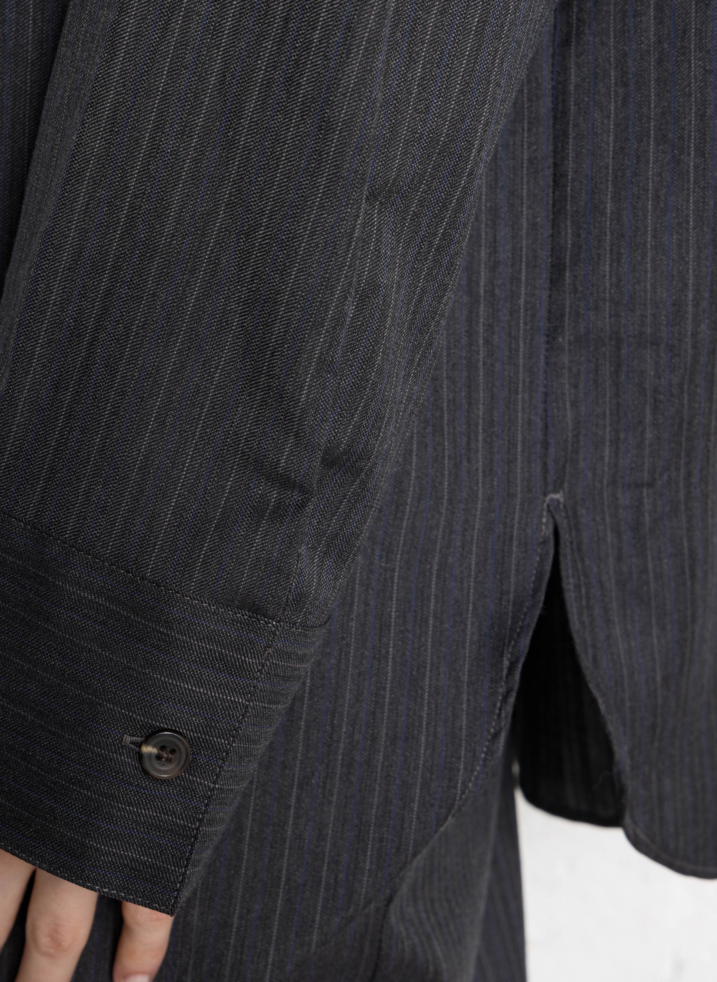 Gestreiftes Hemd aus Wolle und Baumwollmischung SOEUR Mehrfarbig