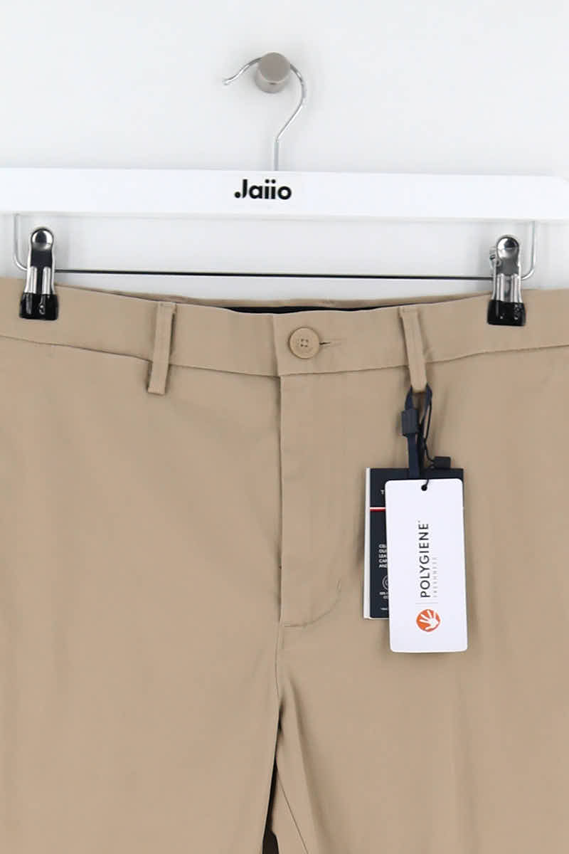 Carrot trousers TOMMY HILFIGER - SECONDE MAIN Beige