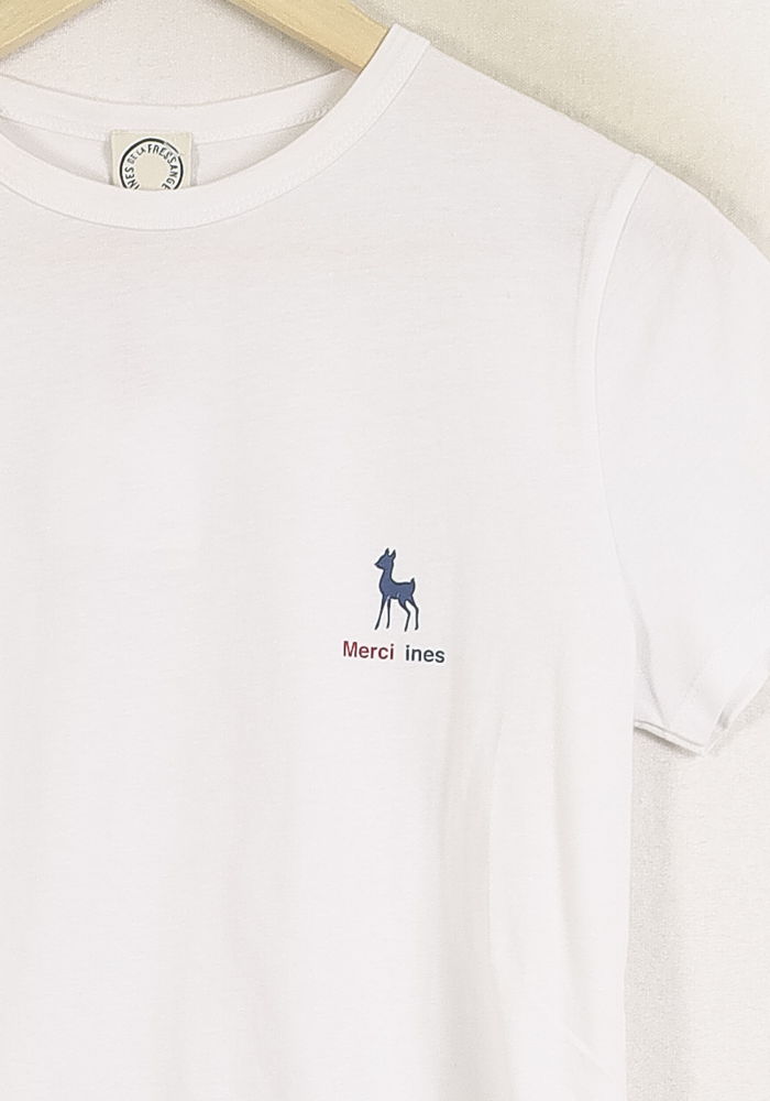 Tommy Badge T-shirt INES DE LA FRESSANGE - Seconde main White