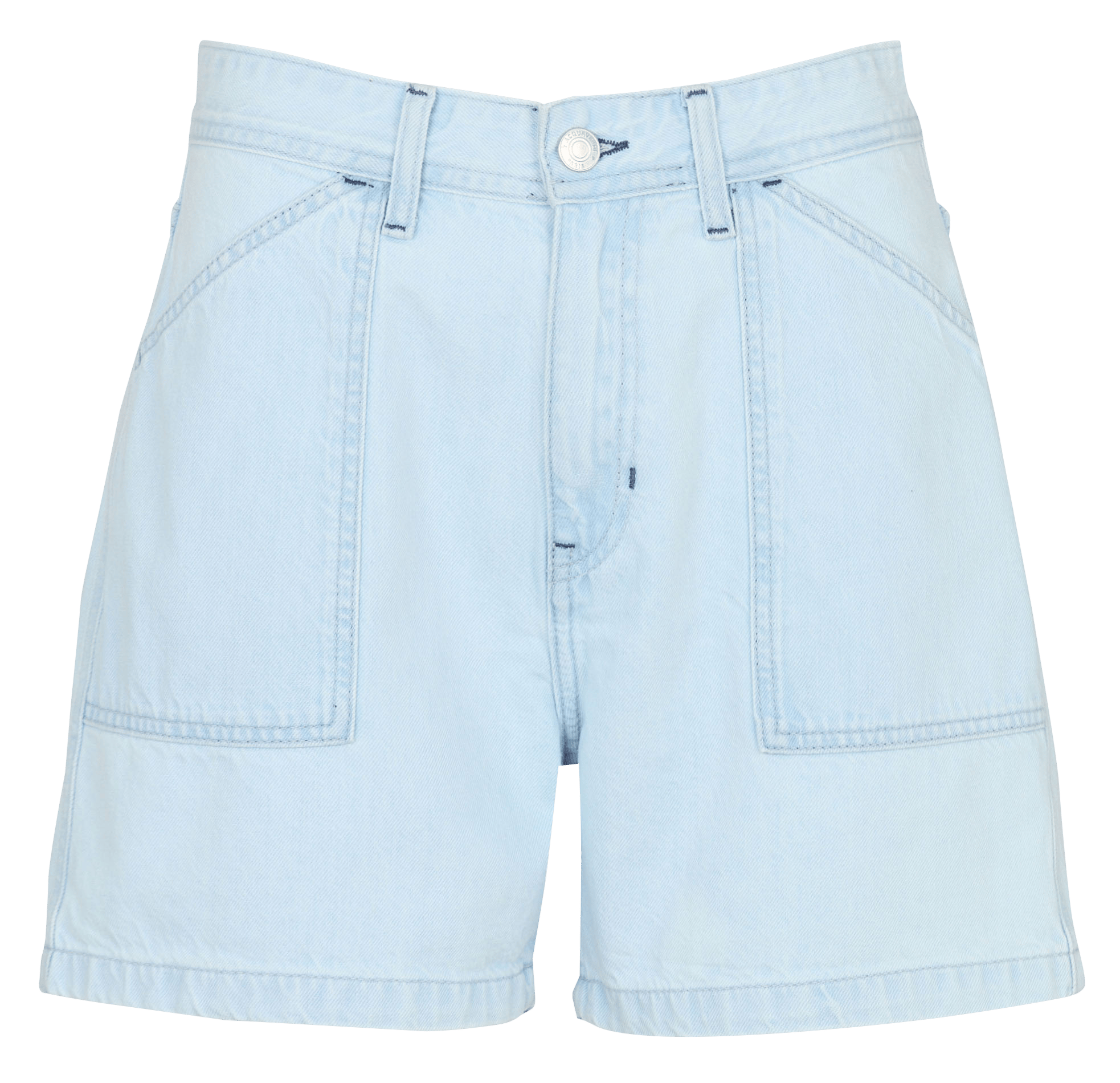 Alesdes - Jeansshorts aus Stretchbaumwolle Blau