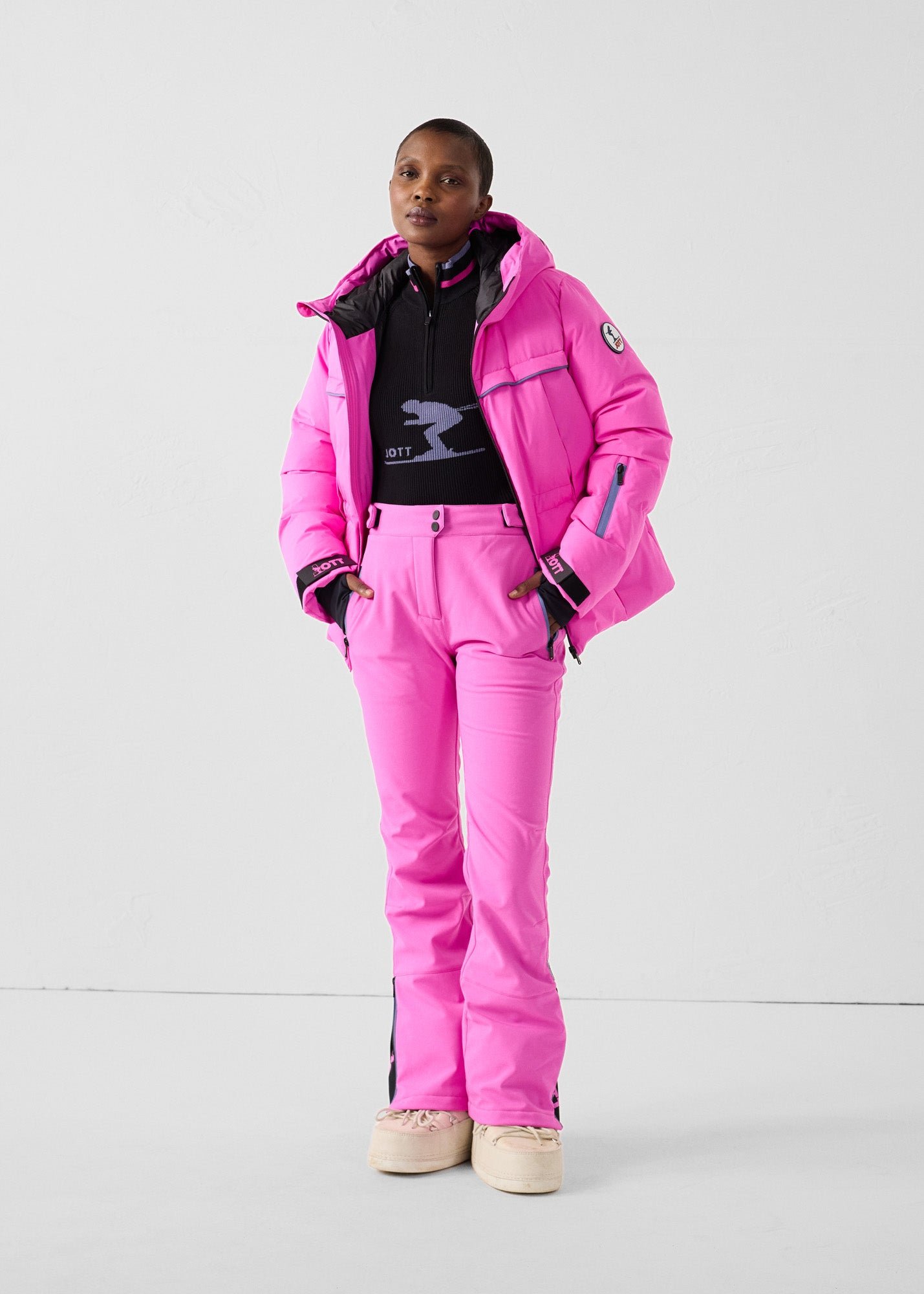 Soldanelle extreme cold ski jacket JOTT Pink