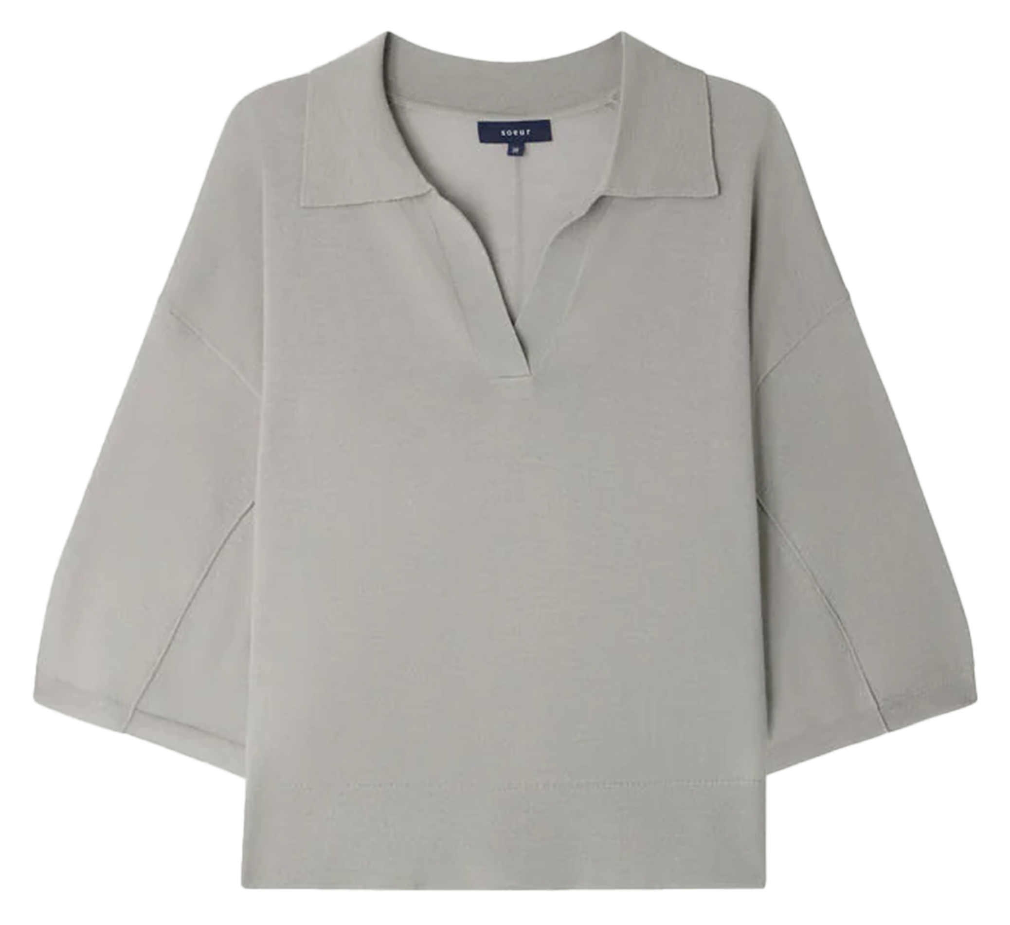 Wollen trui met polohals SOEUR Groen