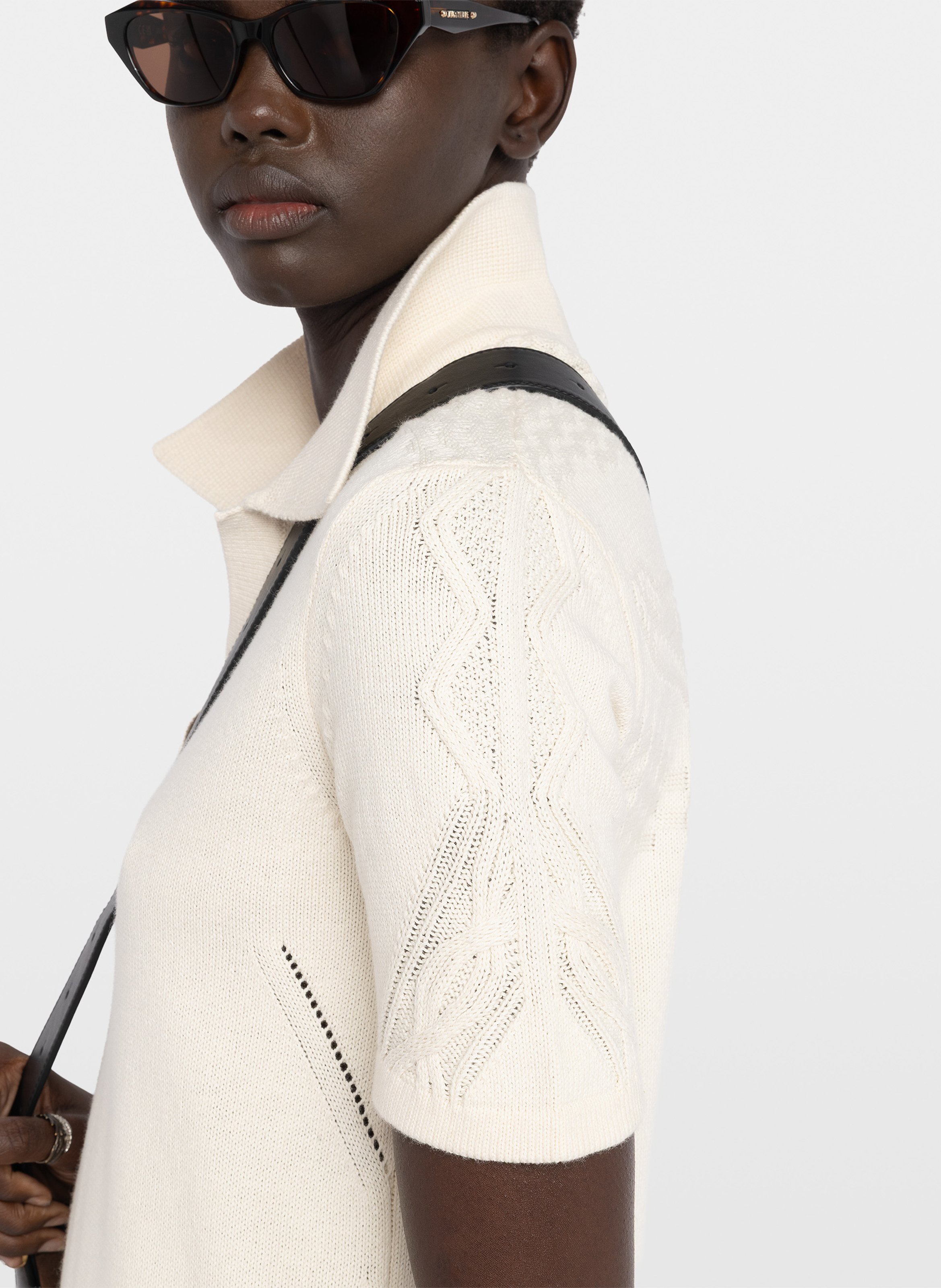 Short dress in cotton and wool blend ZADIG&VOLTAIRE Beige