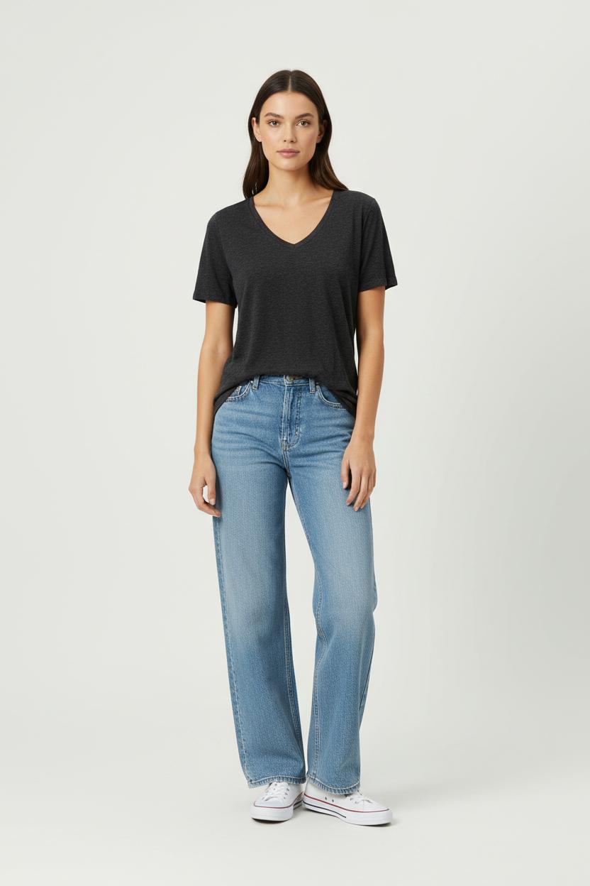 Tommy Badge T-shirt COMPTOIR DES COTONNIERS - Seconde main Grey