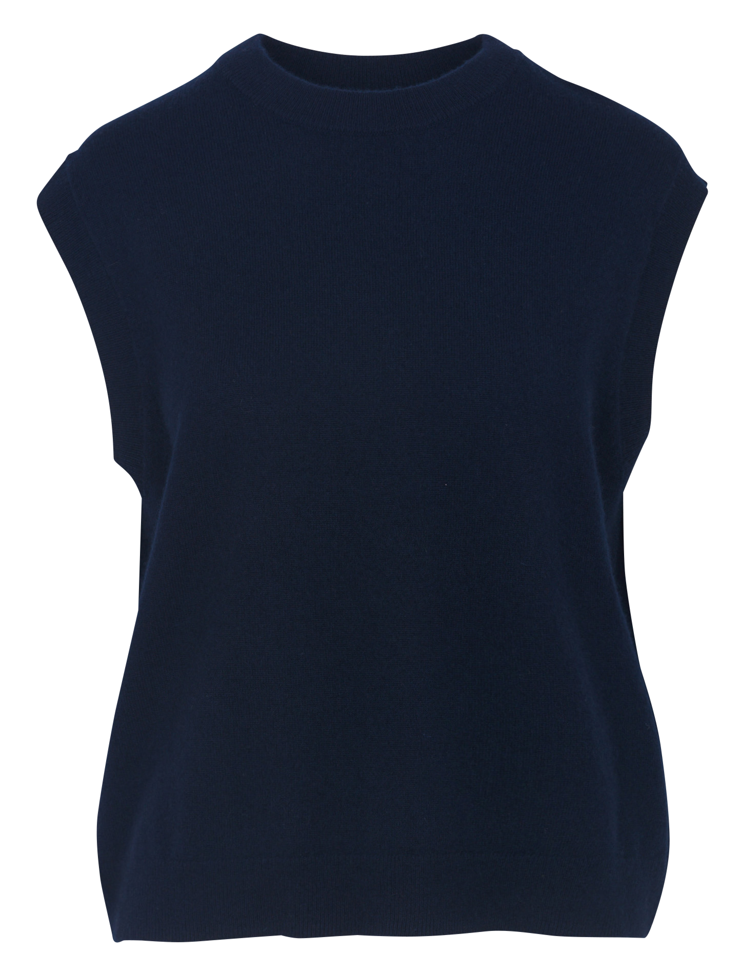 Pull ample sans manches col rond en cachemire SUD EXPRESS