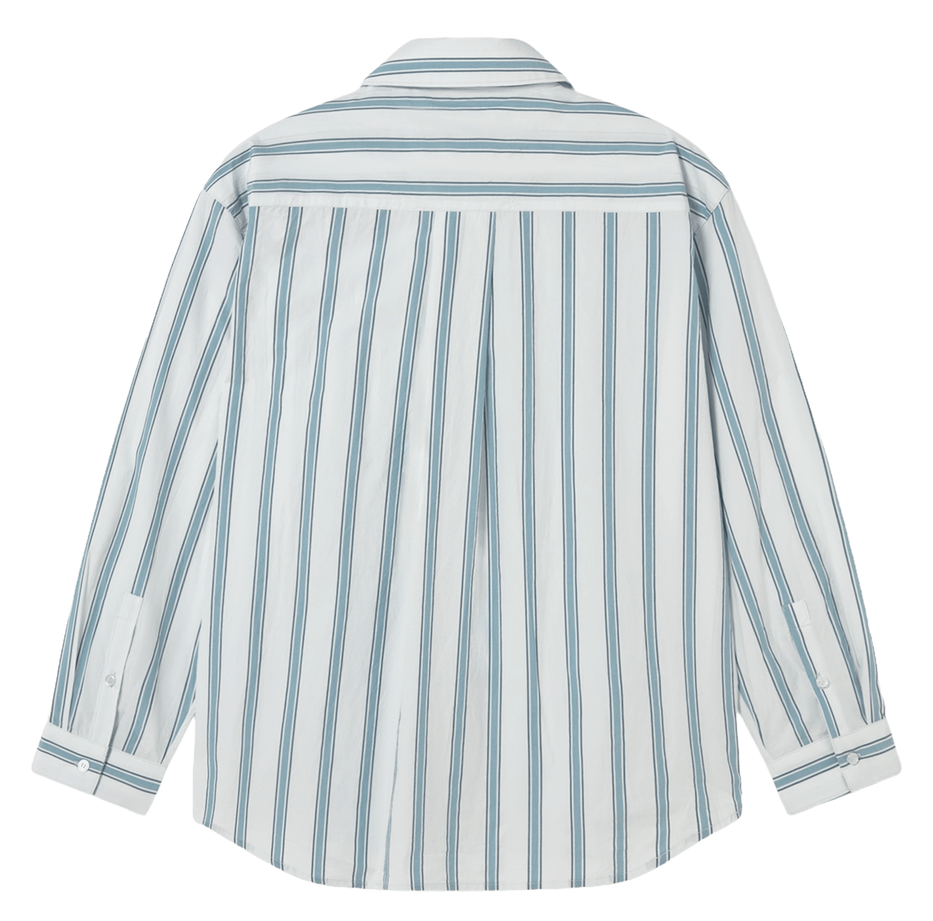 Weit geschnittene Streifenbluse aus Baumwolle THE TINY BIG SISTER Blau