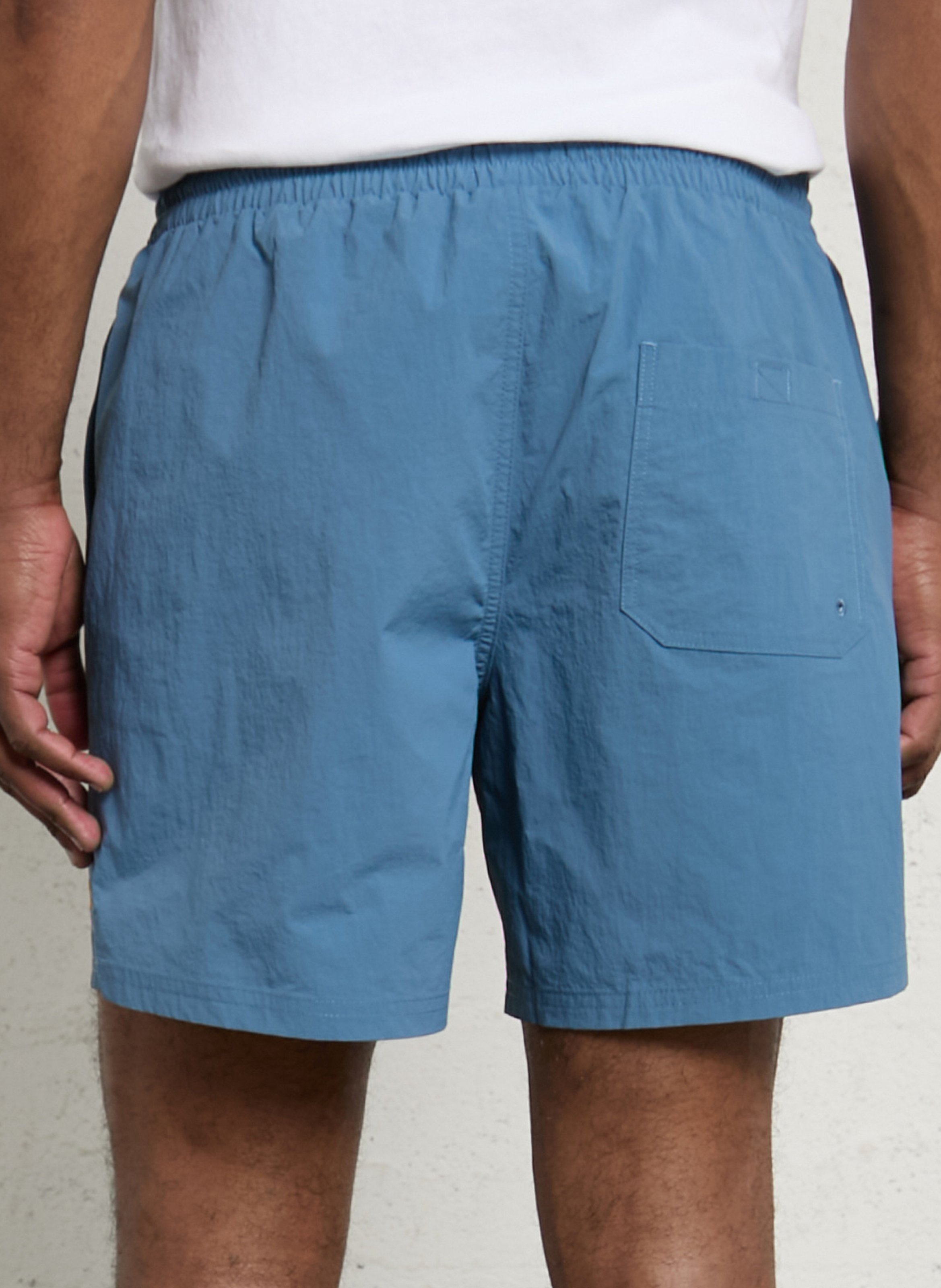 Short de bain en fibres recyclées FARAH Bleu