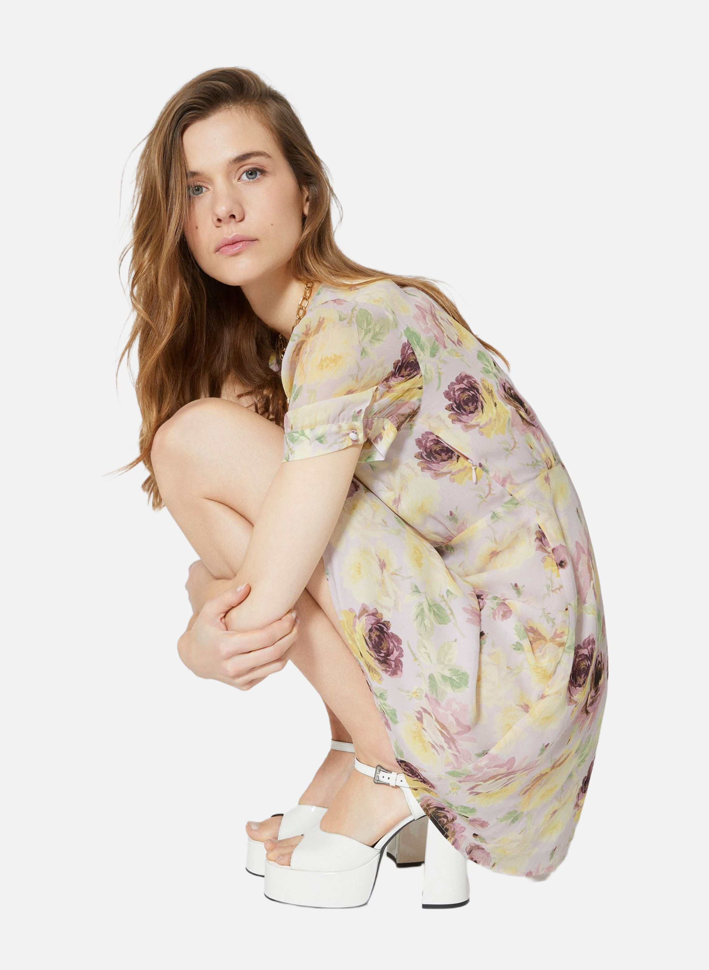 Robe courte imprimé THE KOOPLES Rose