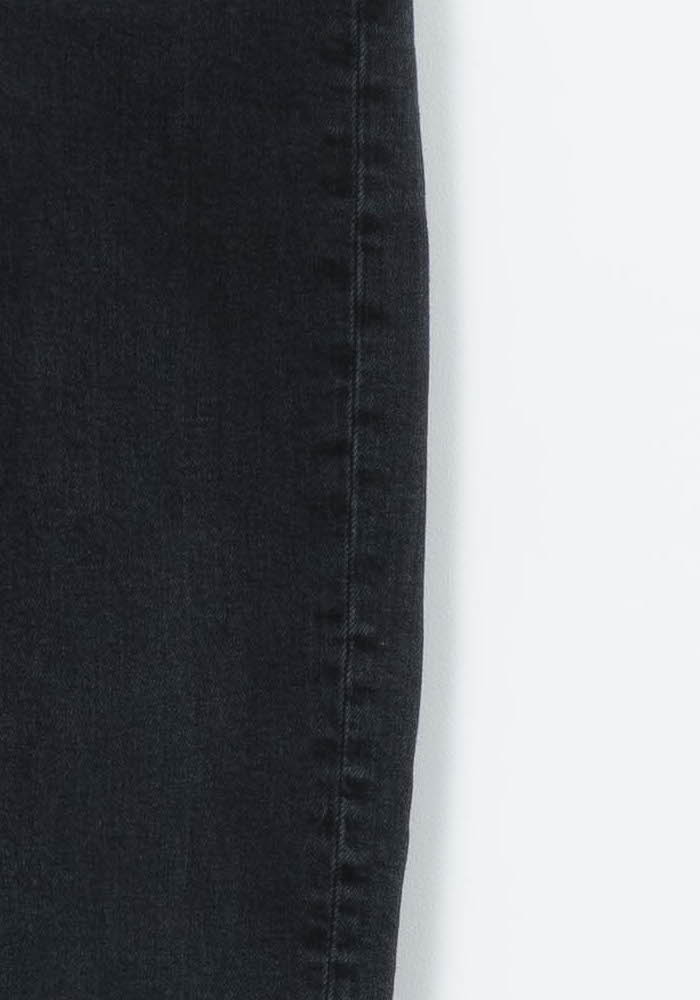 Cropped slim jeans with studs ACNE STUDIOS - Seconde Main Grey