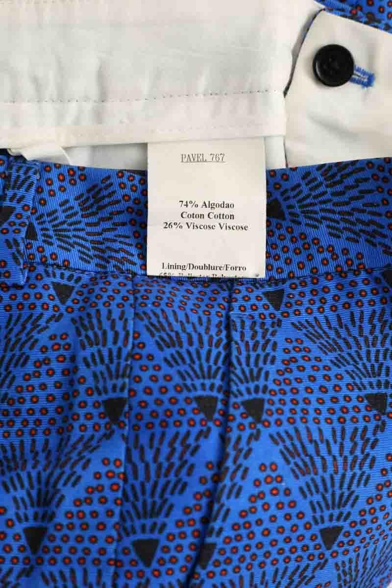 Pantalon droit CHLOE STORA - SECONDE MAIN Bleu