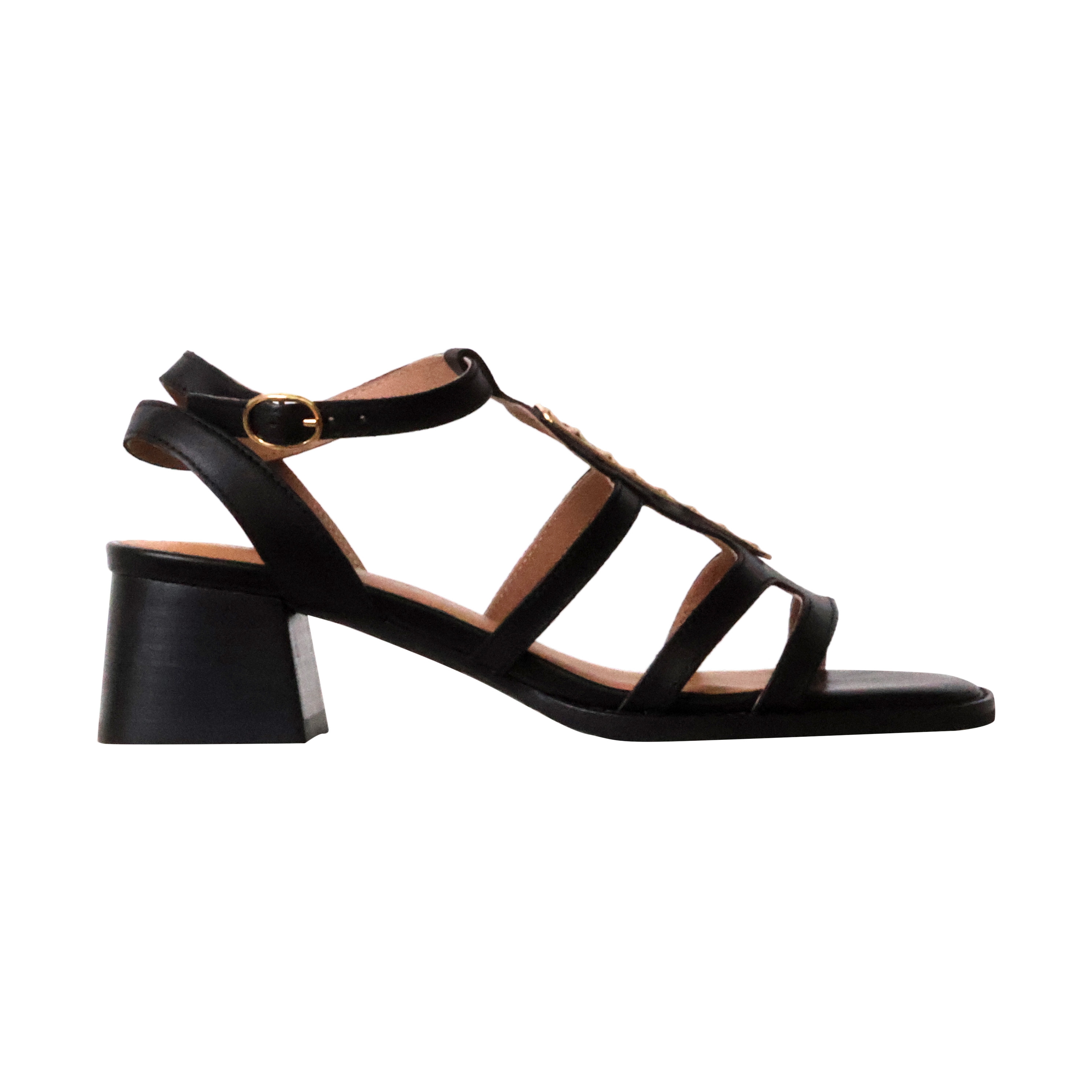 Catalina leather heel sandals EMILIE KARSTON