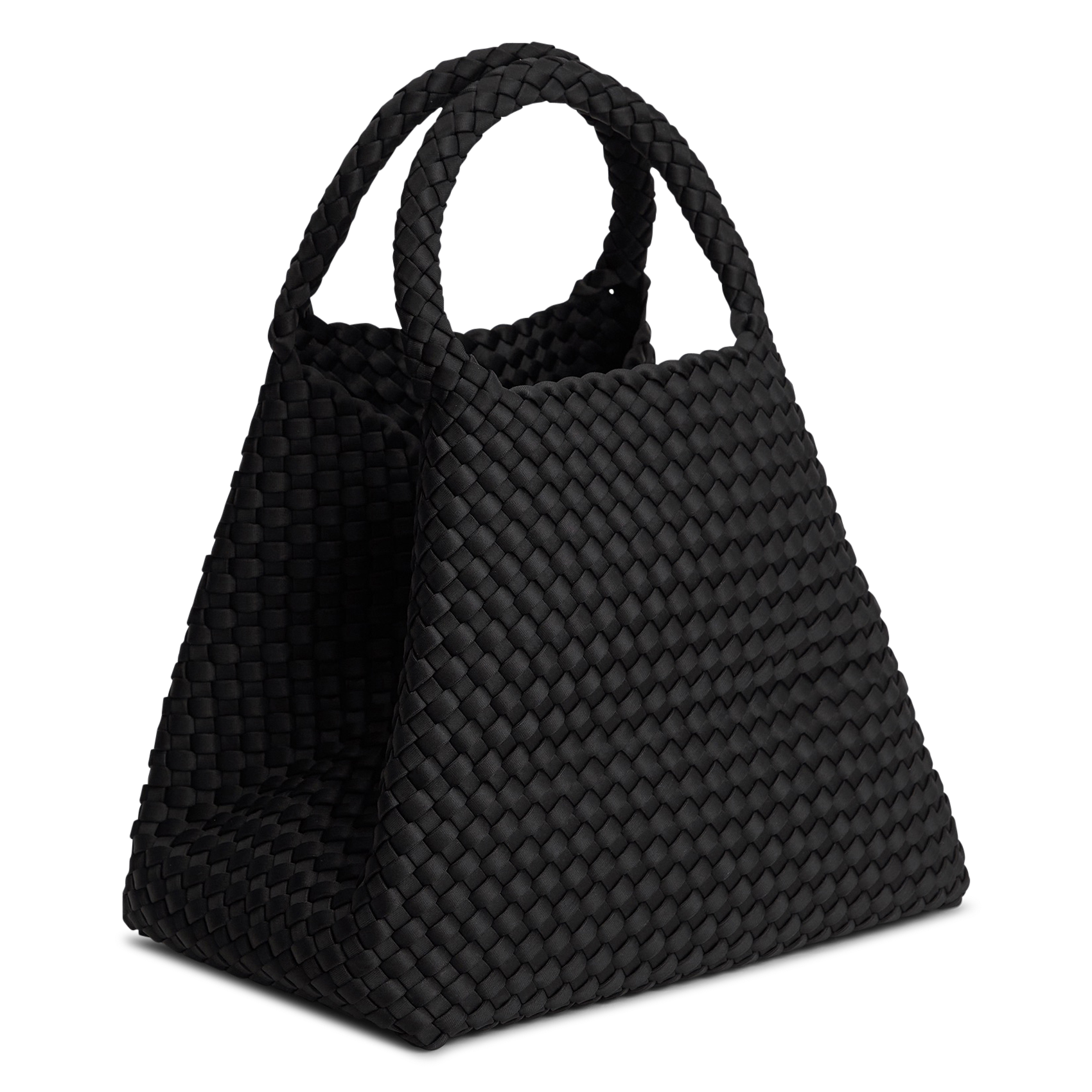 Geflochtene Handtasche MARREA Schwarz