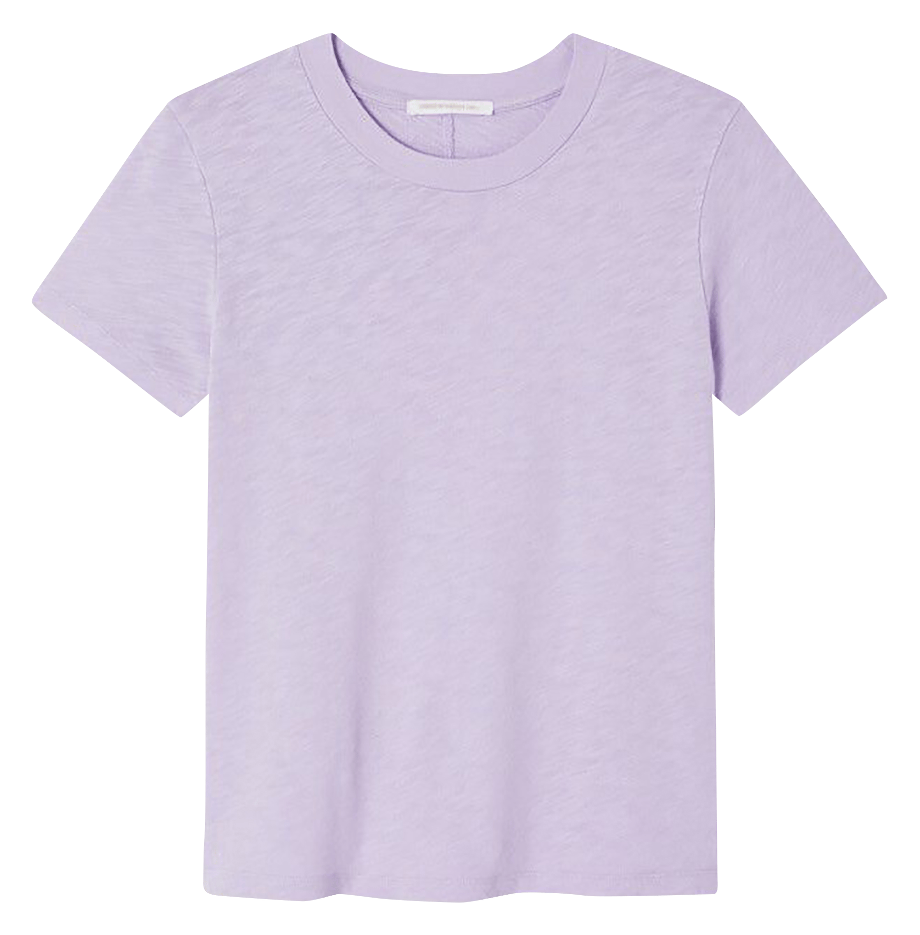 Tee-shirt col rond droit en coton SONOMA Violet pastel vintage