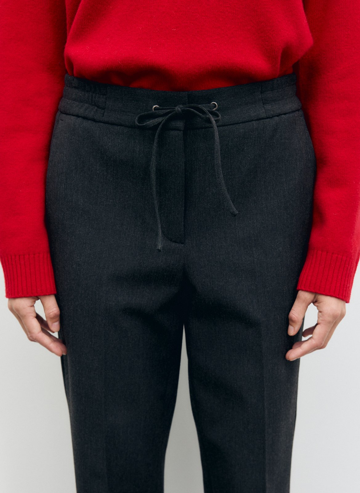 Plain straight trousers | Grey GERARD DAREL Women