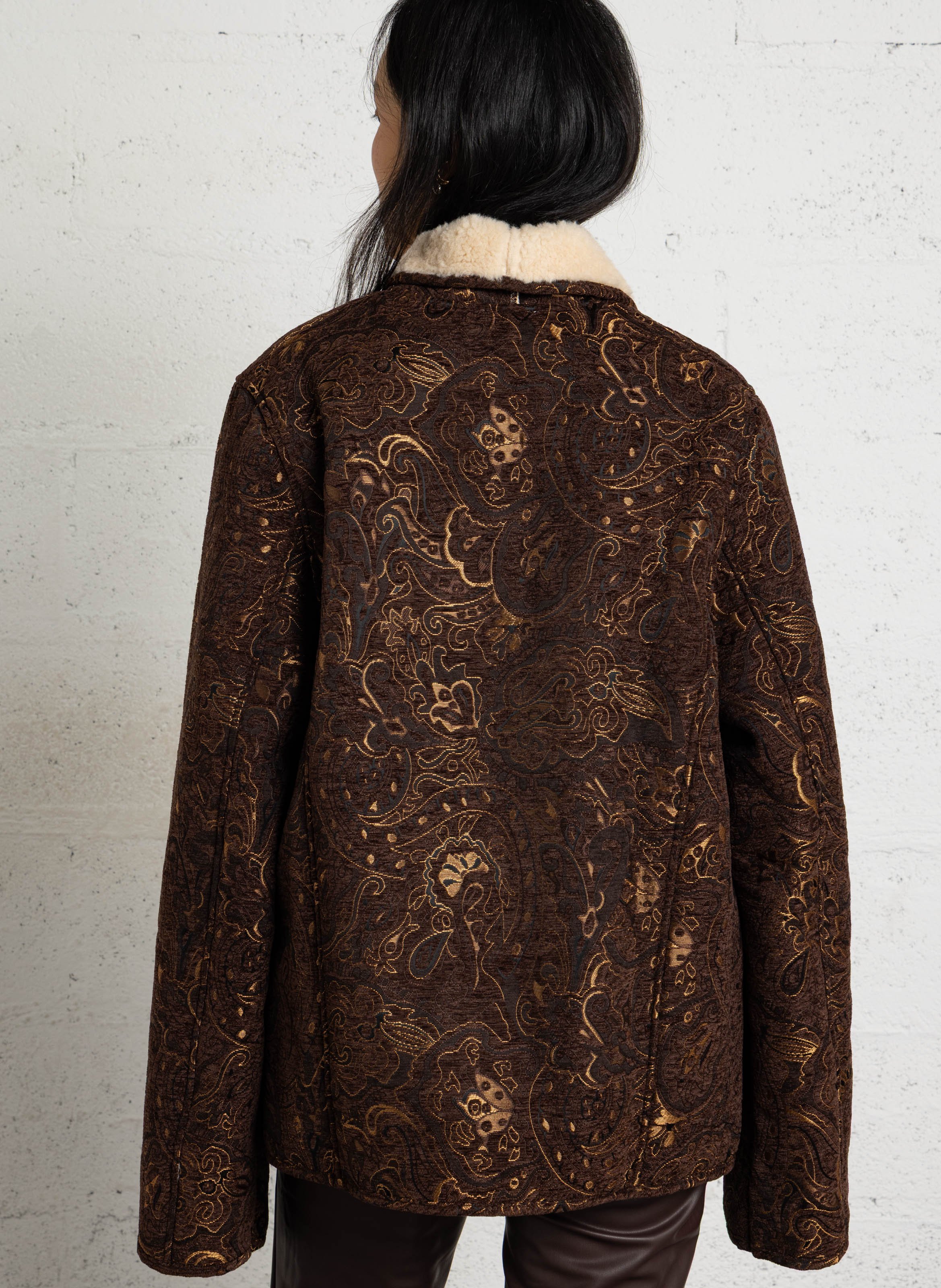 Gerade Jacke mit Schalkragen LA PETITE ETOILE Braun