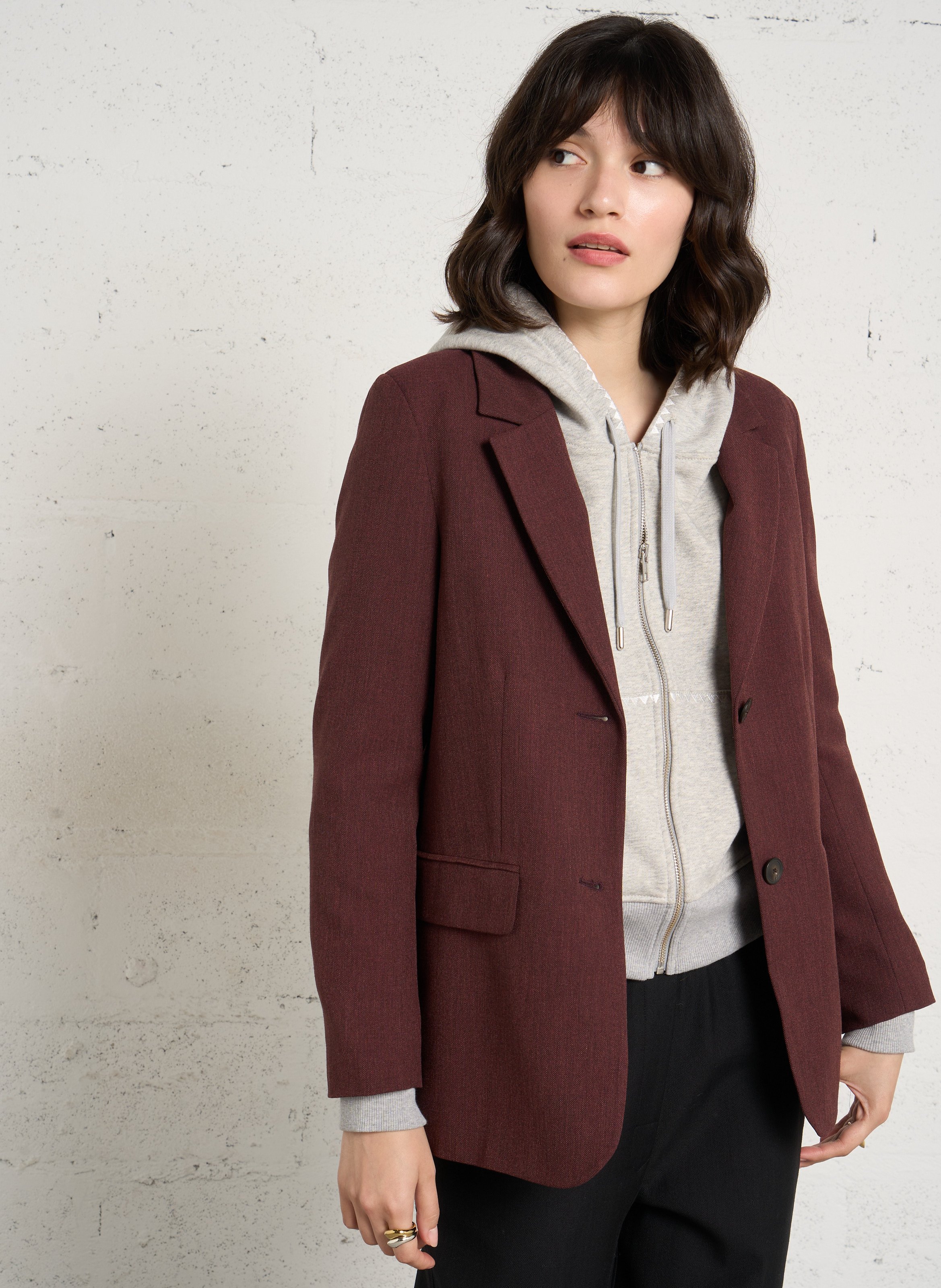 Blazer mit Taschen MAISON 123 Rot