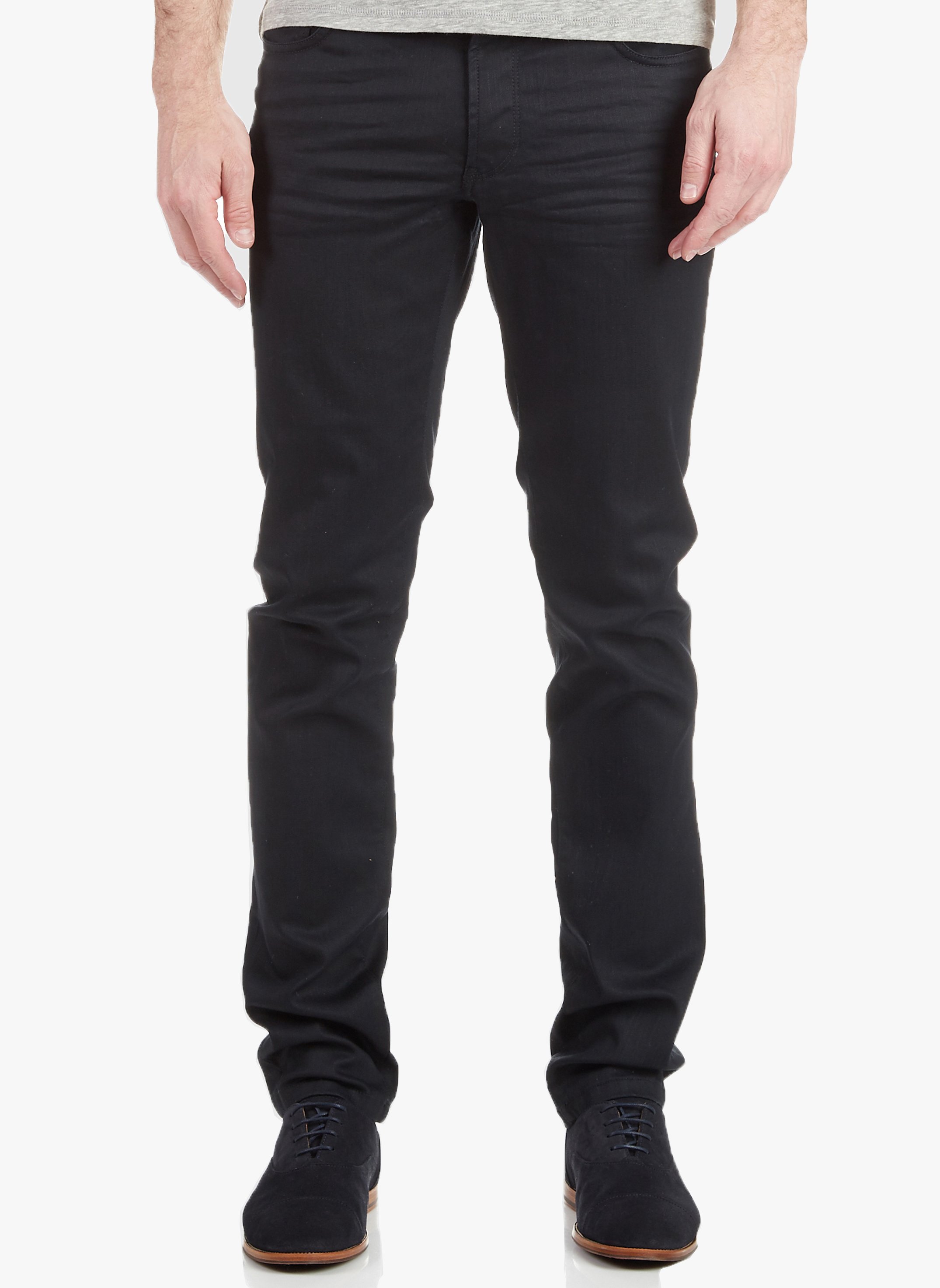 Coated slim jeans IKKS Blue