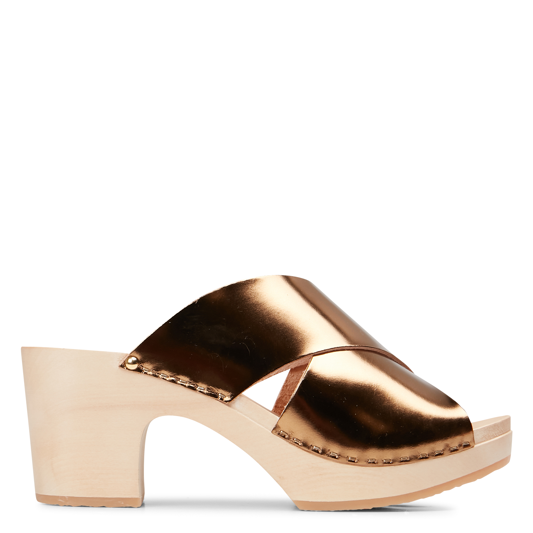 Open klompen met hoge hak SABOTS YOUYOU Bruin