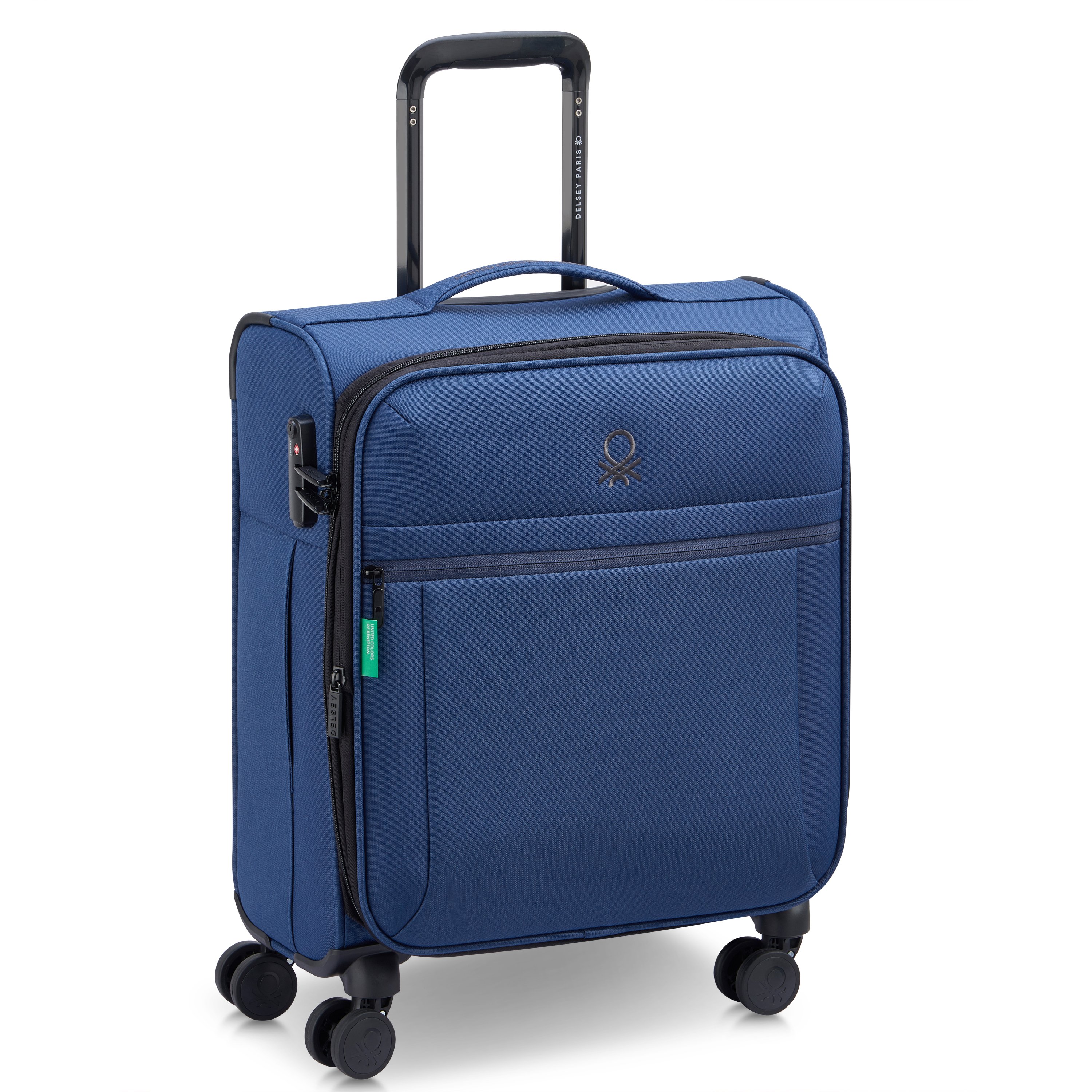 Valise cabine souple 54 cm x 40 cm x 22 cm cm - 33 l - s DELSEY PARIS Bleu