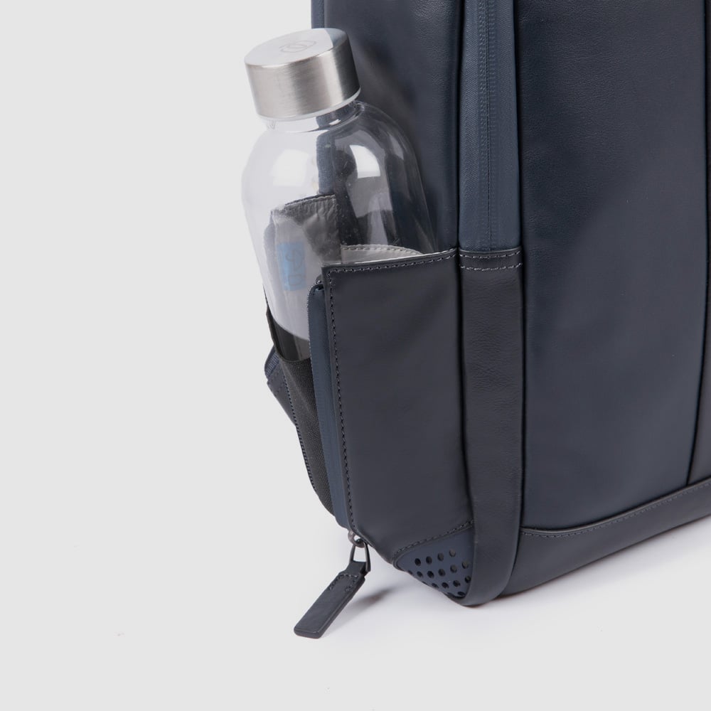 Leather backpack PIQUADRO Black